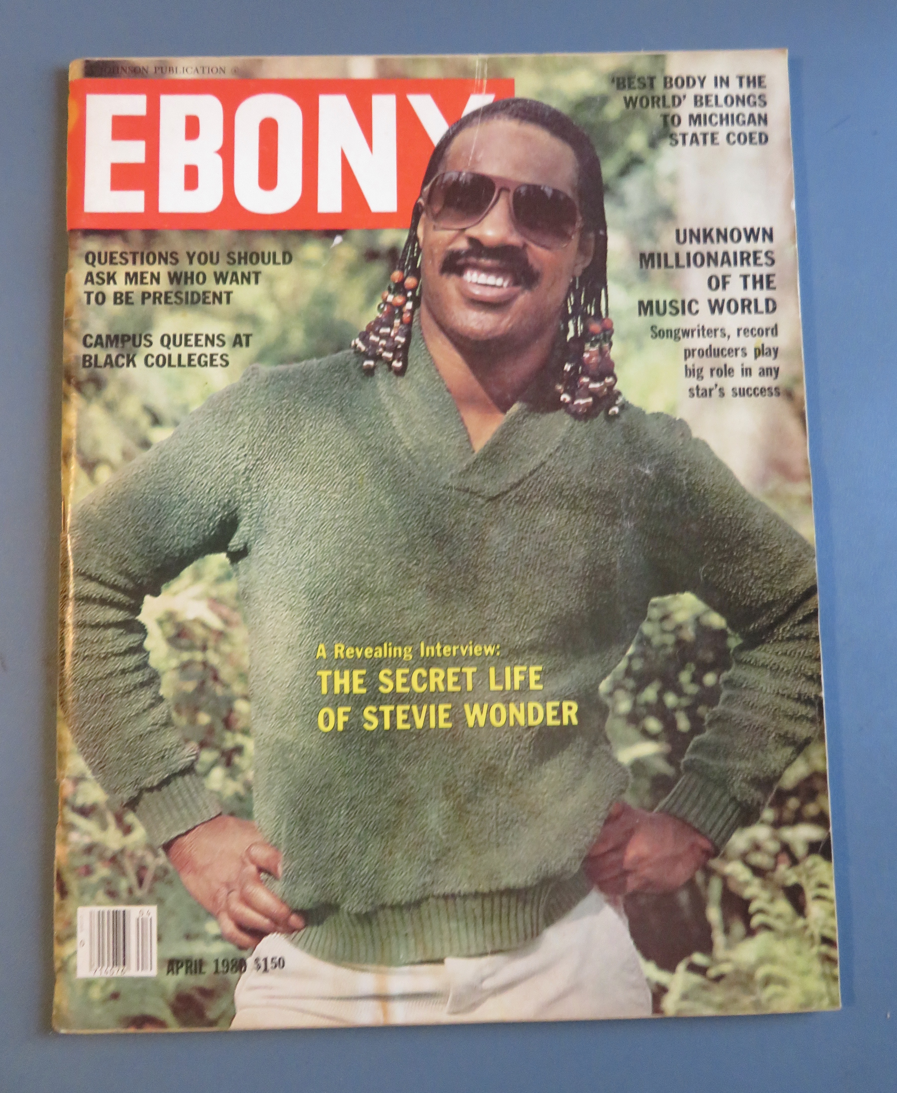 Ebony Magazine April 1980 Stevie Wonder