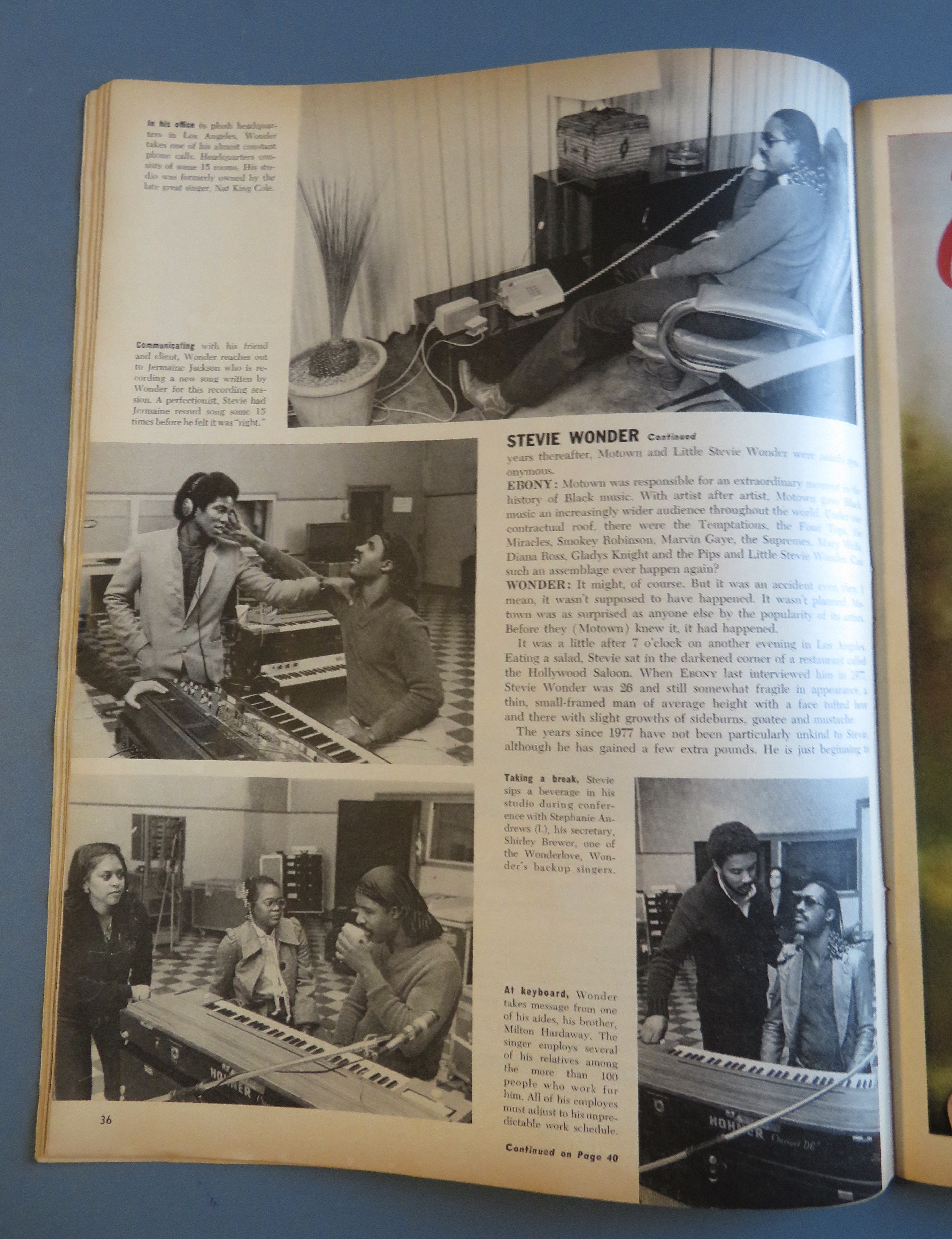 Ebony Magazine April 1980 Stevie Wonder