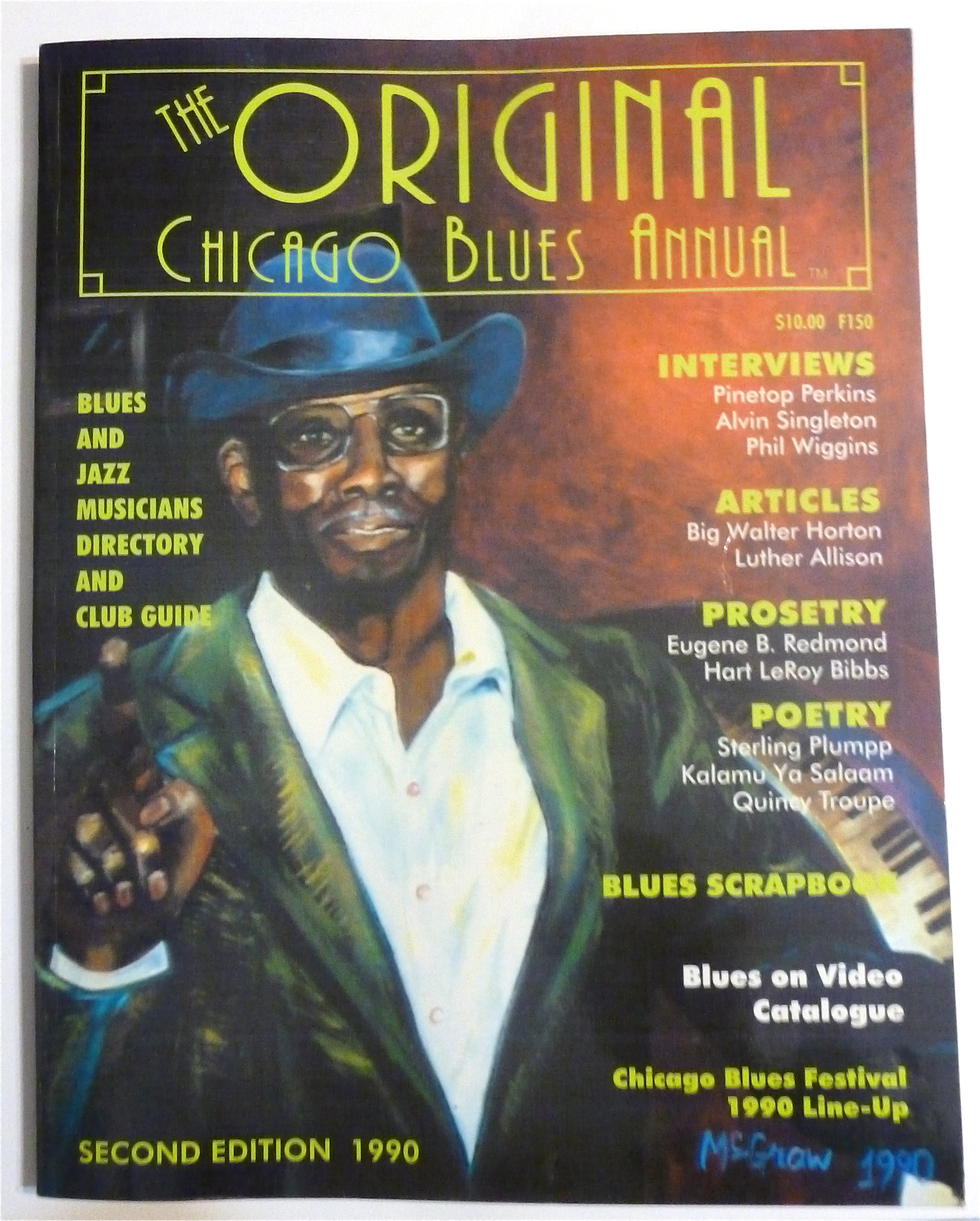 Original Chicago Blues Annual 1990 Pinetop Perkins