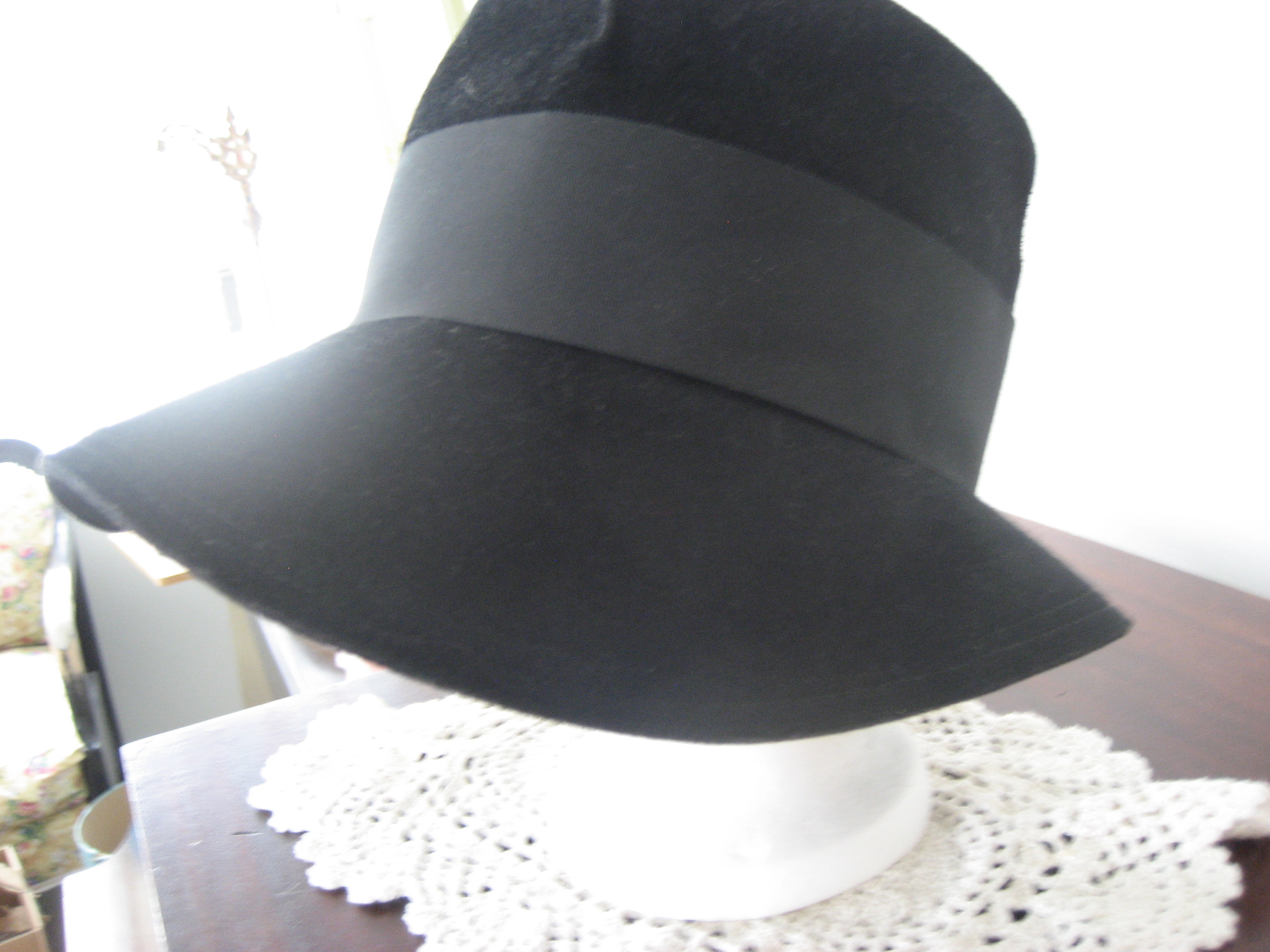 Black Wool Hat