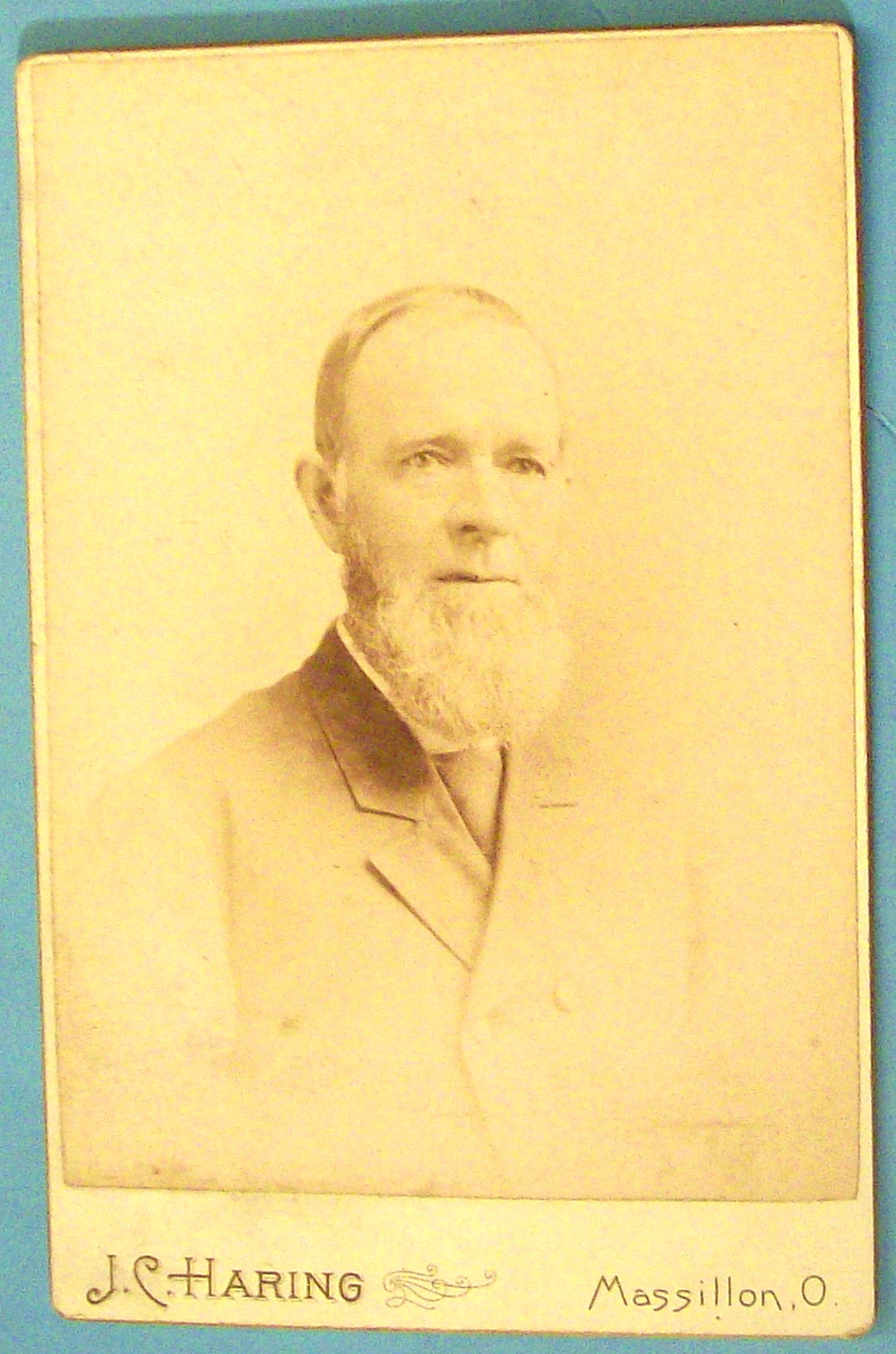 Cabinet Photo of a Bearded Man - Peter Hensel