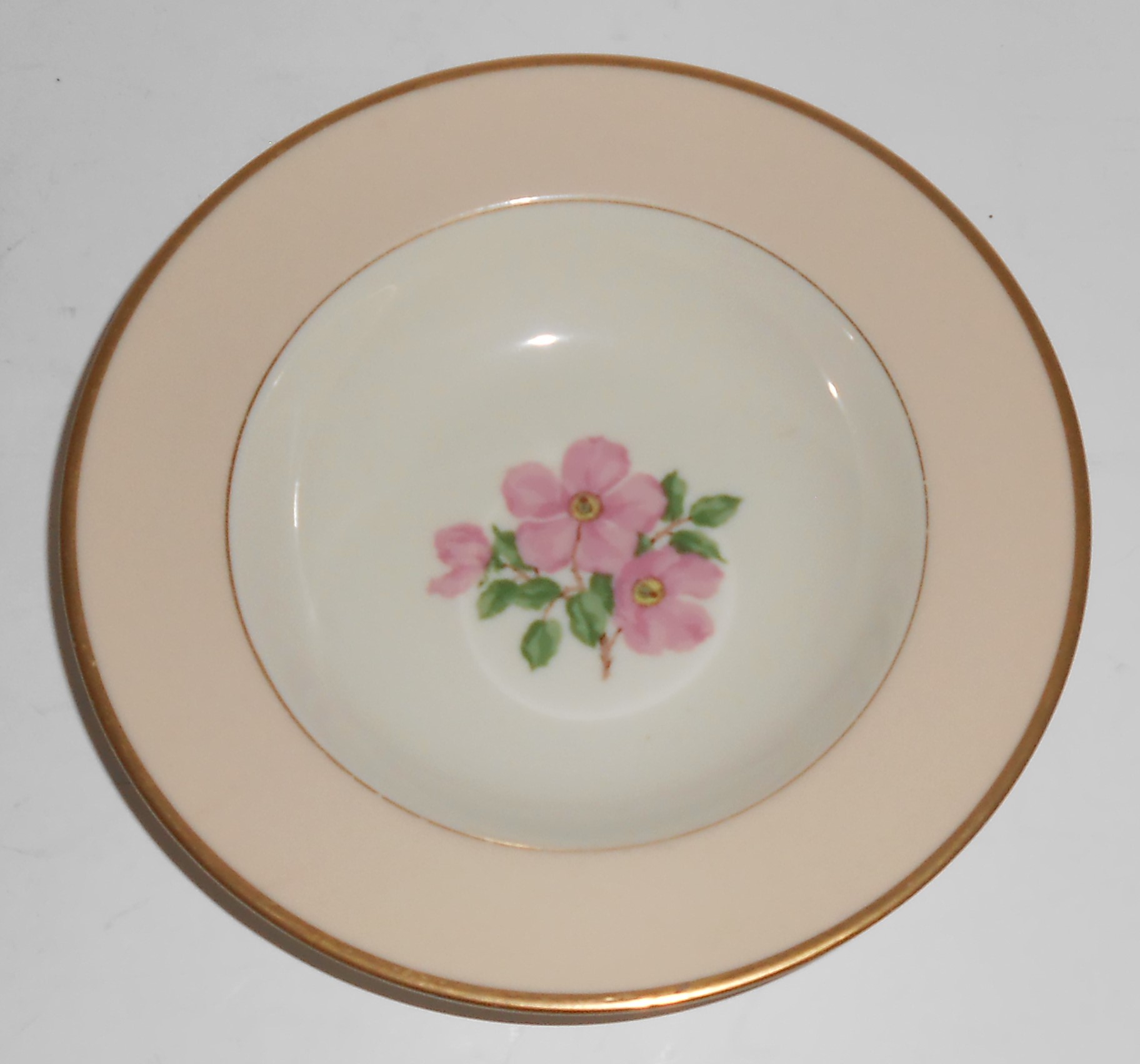 Franciscan Pottery China Cherokee Rose Fruit Bowl