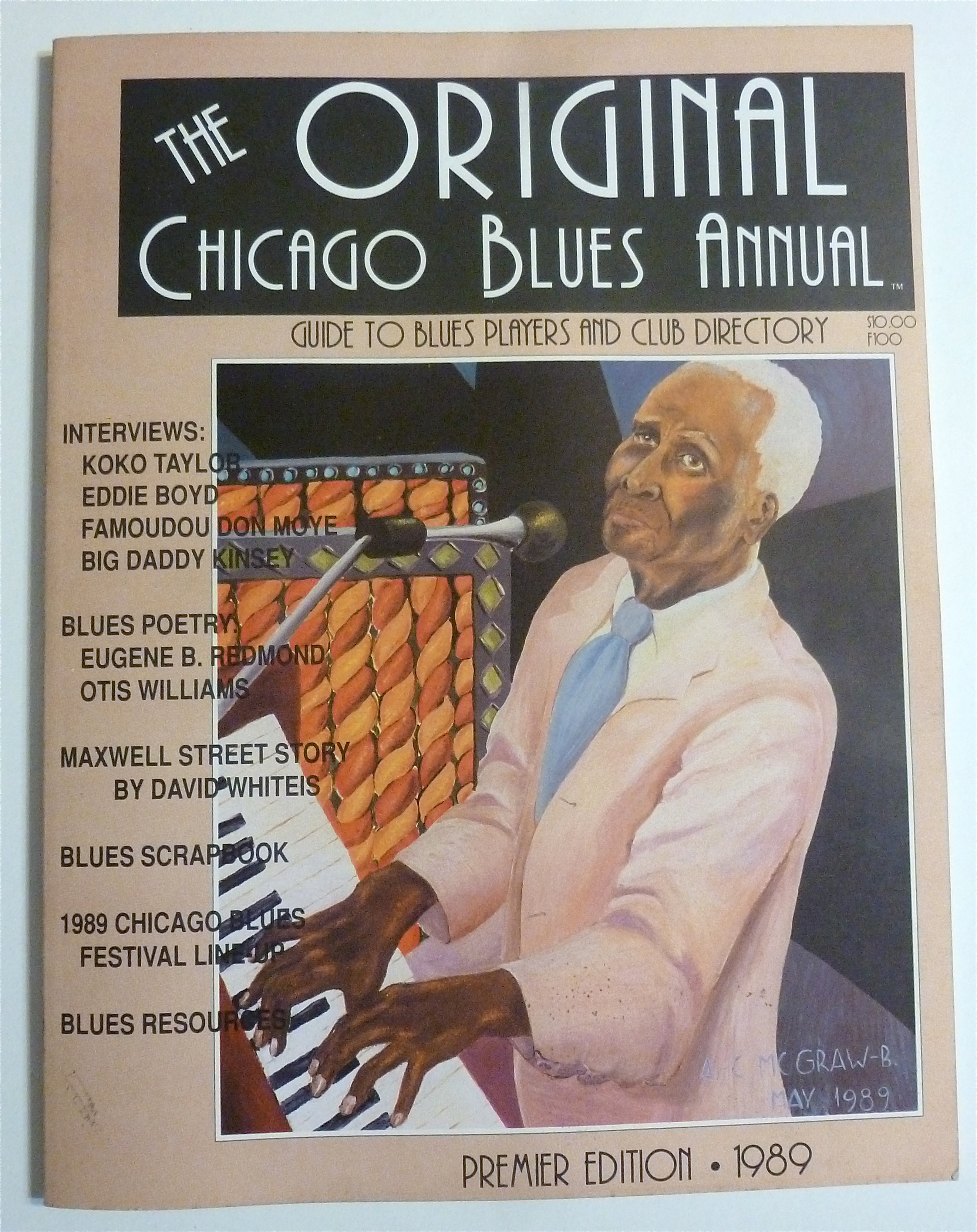 Original Chicago Blues Annual 1999 Sunnyland Slim