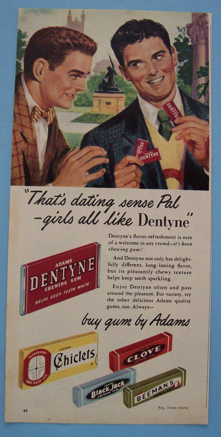Vintage Ad: 1948 Dentyne