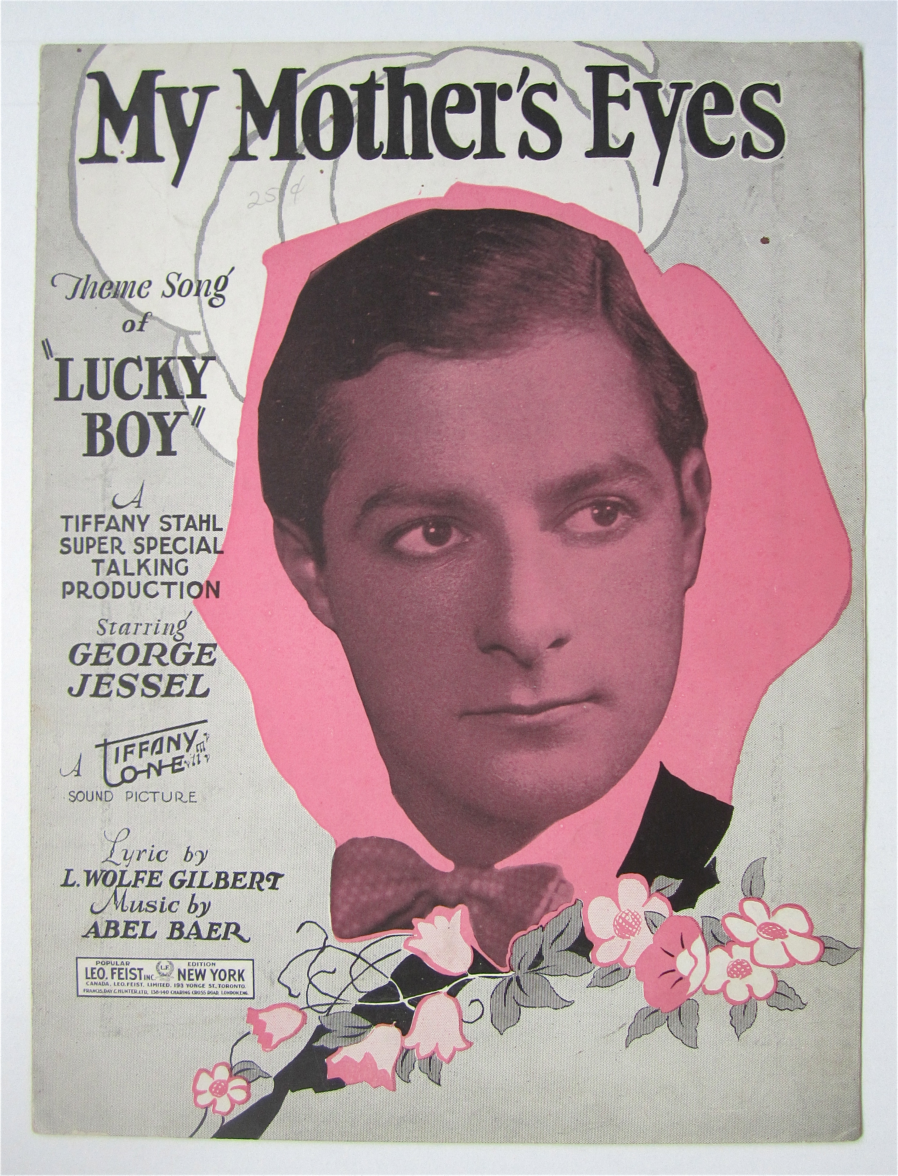 Sheet Music 1928 My Mother's Eyes