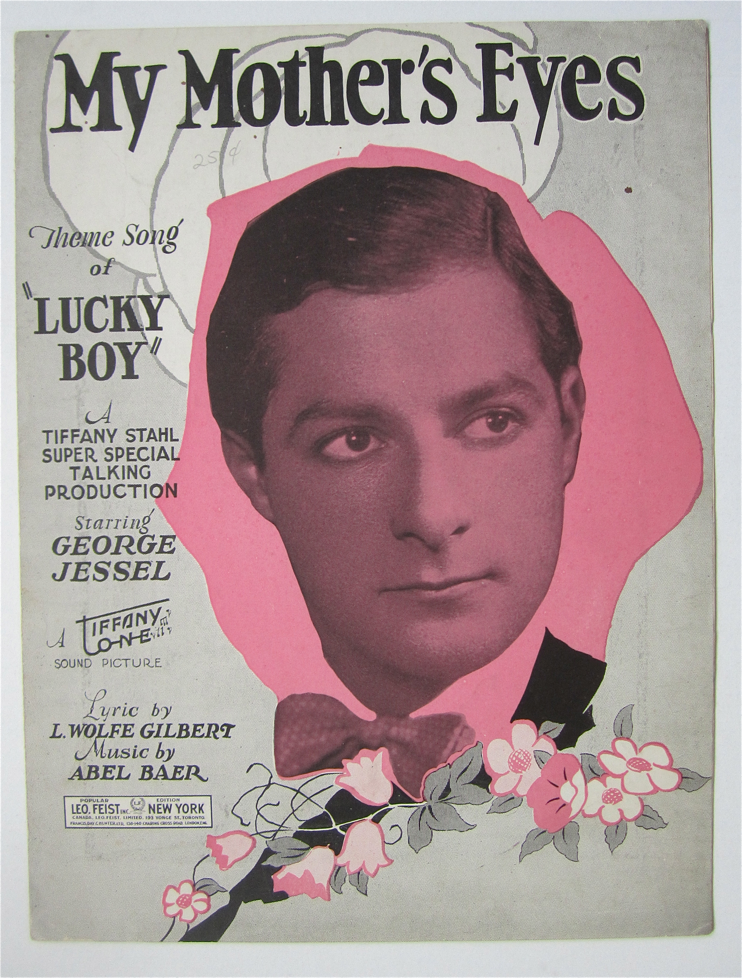 Sheet Music 1928 My Mother's Eyes
