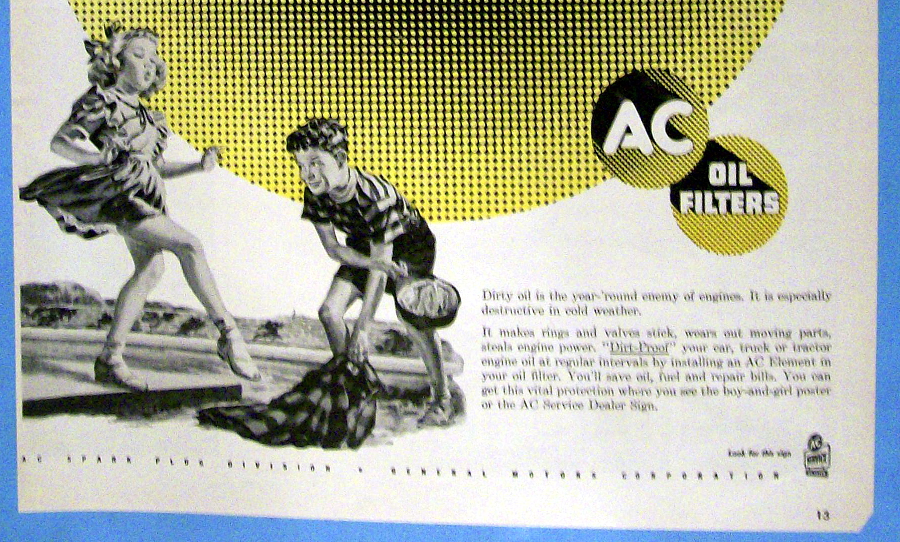 Vintage Ad: 1949 AC Oil Filters