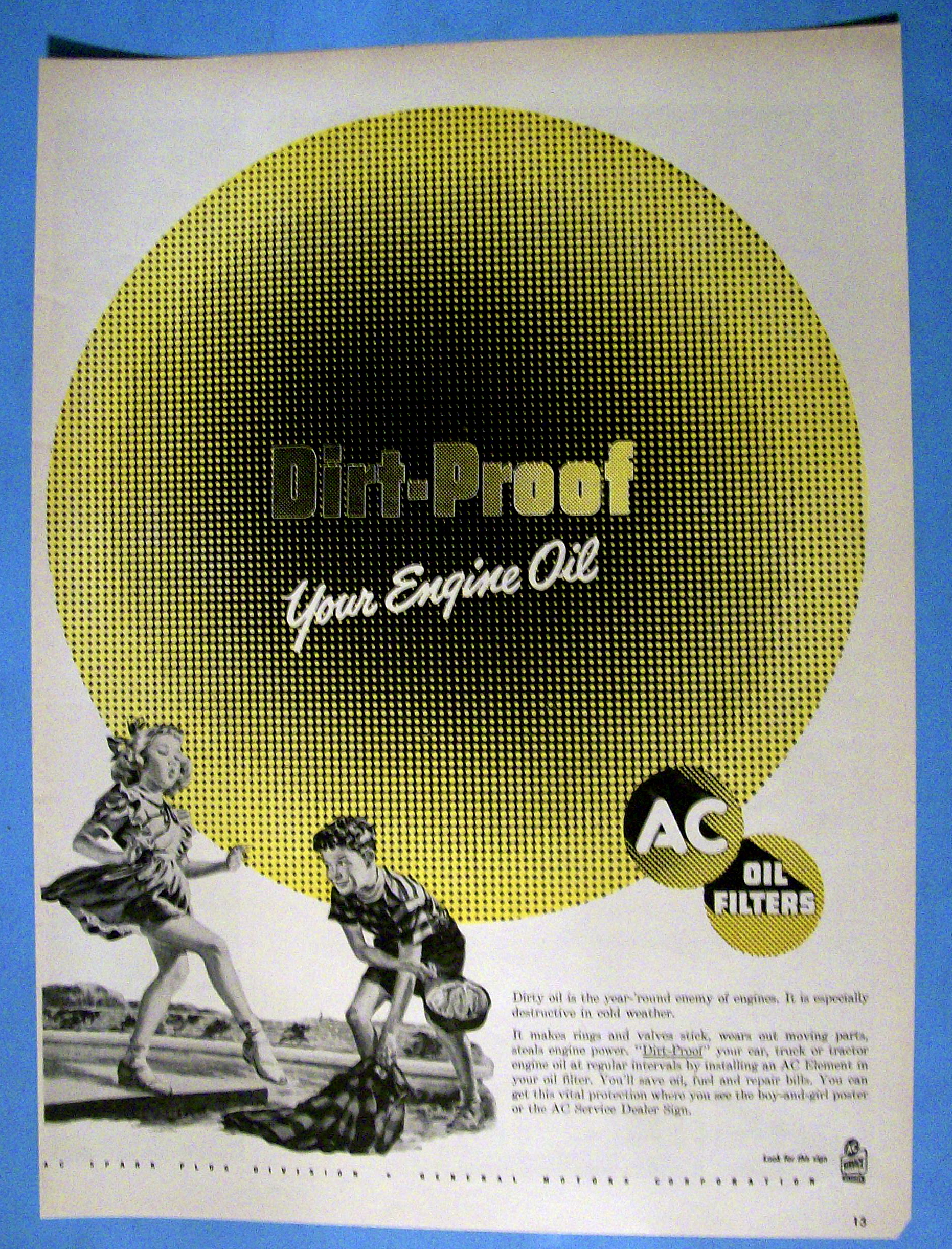 Vintage Ad: 1949 AC Oil Filters