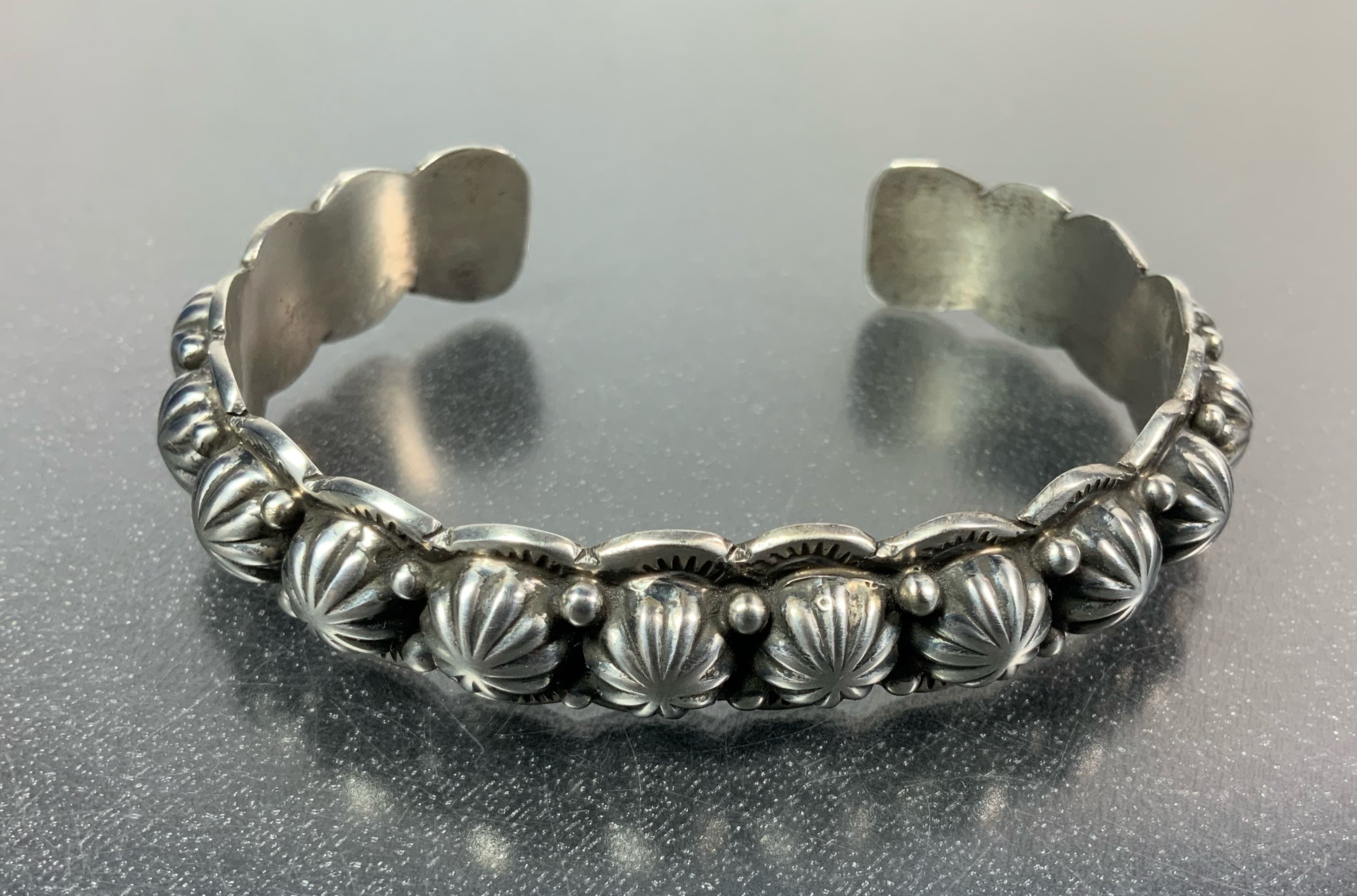 Marcella James Sterling Silver Stars Bracelet Navajo