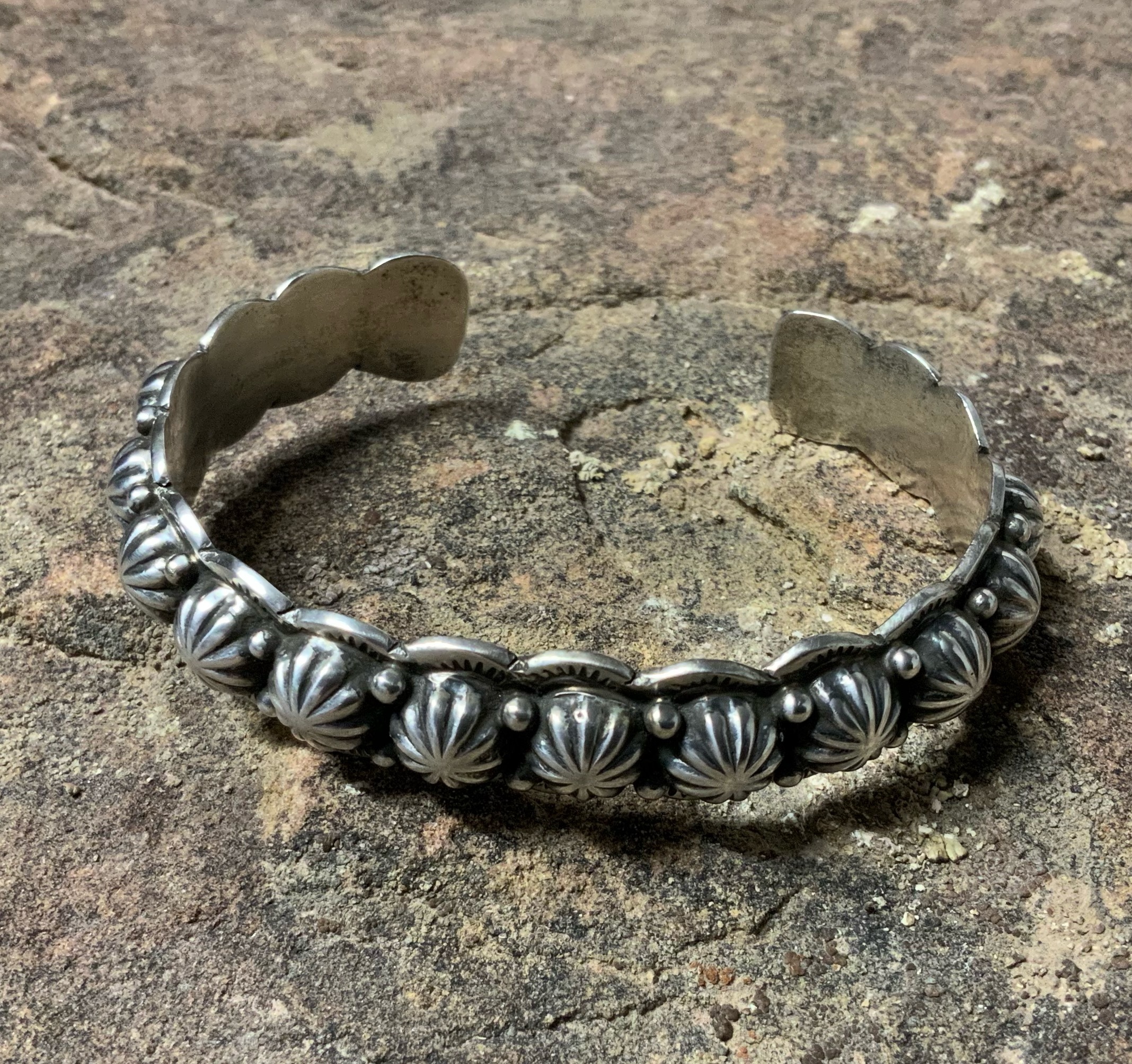 Marcella James Sterling Silver Stars Bracelet Navajo