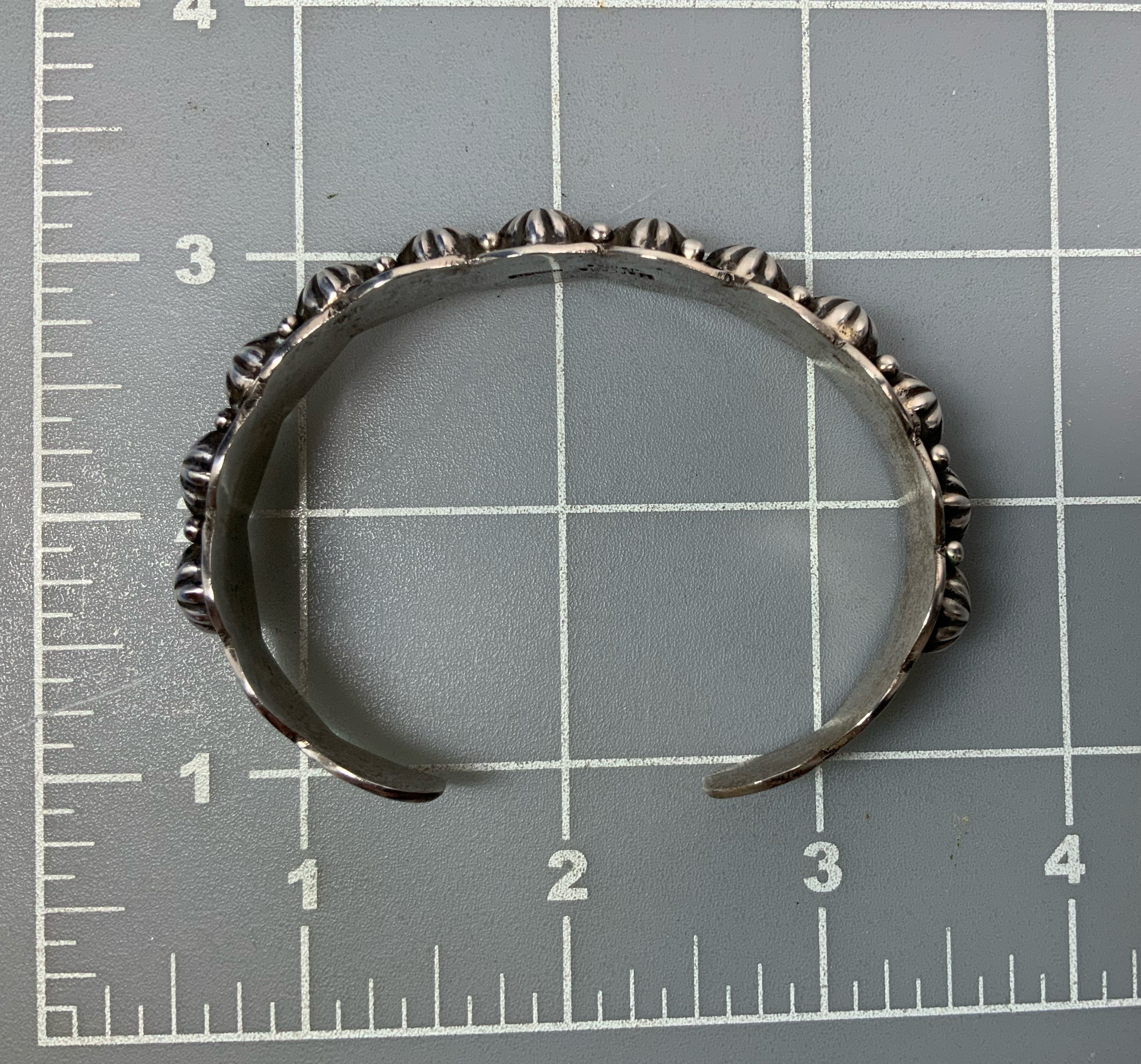 Marcella James Navajo Sterling Silver Stars Bracelet