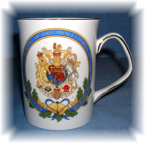 Royal Wedding, tea mug, Elizabethan Fine bone china