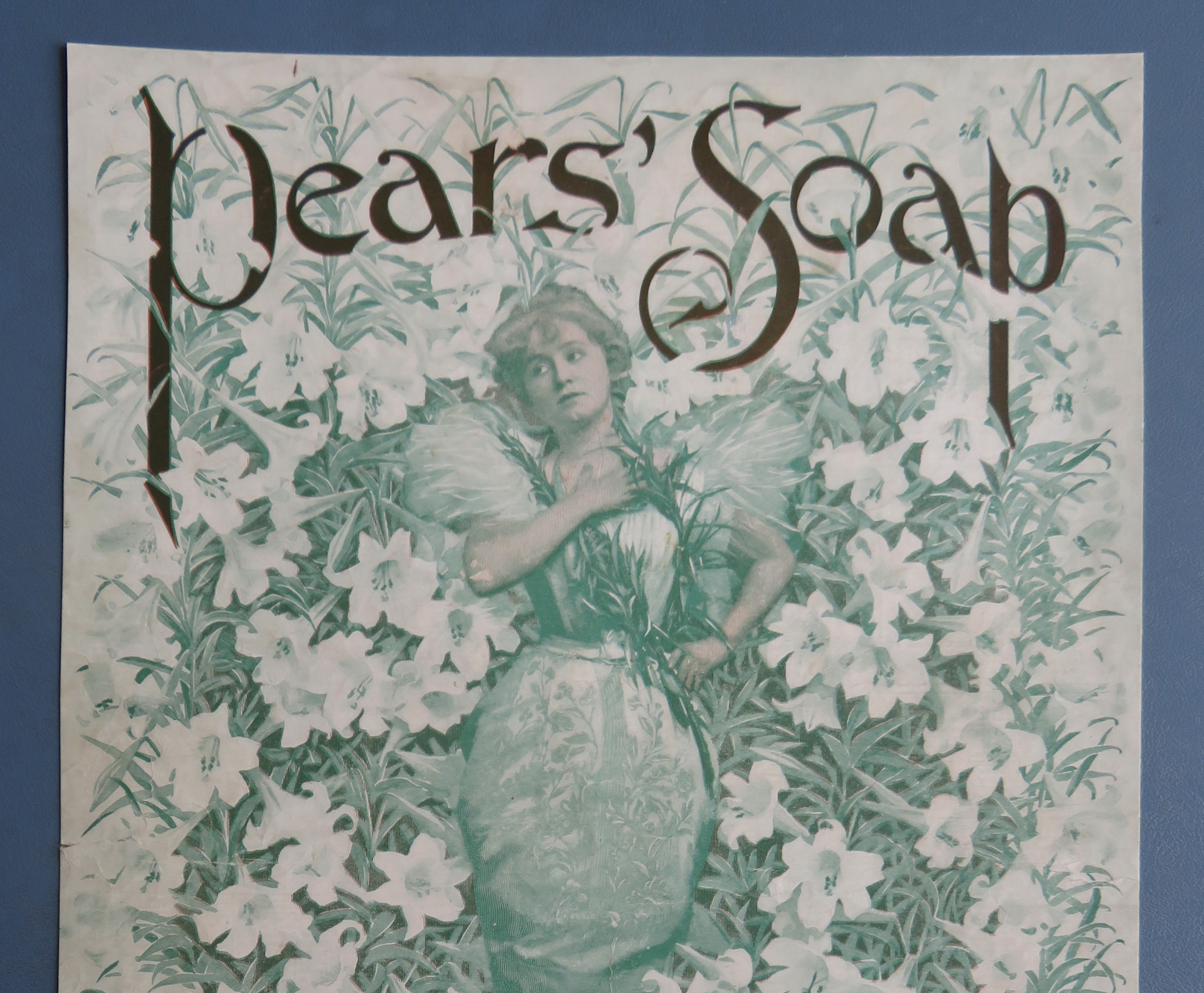 1897 Pears' Soap with Lilies Of Easter