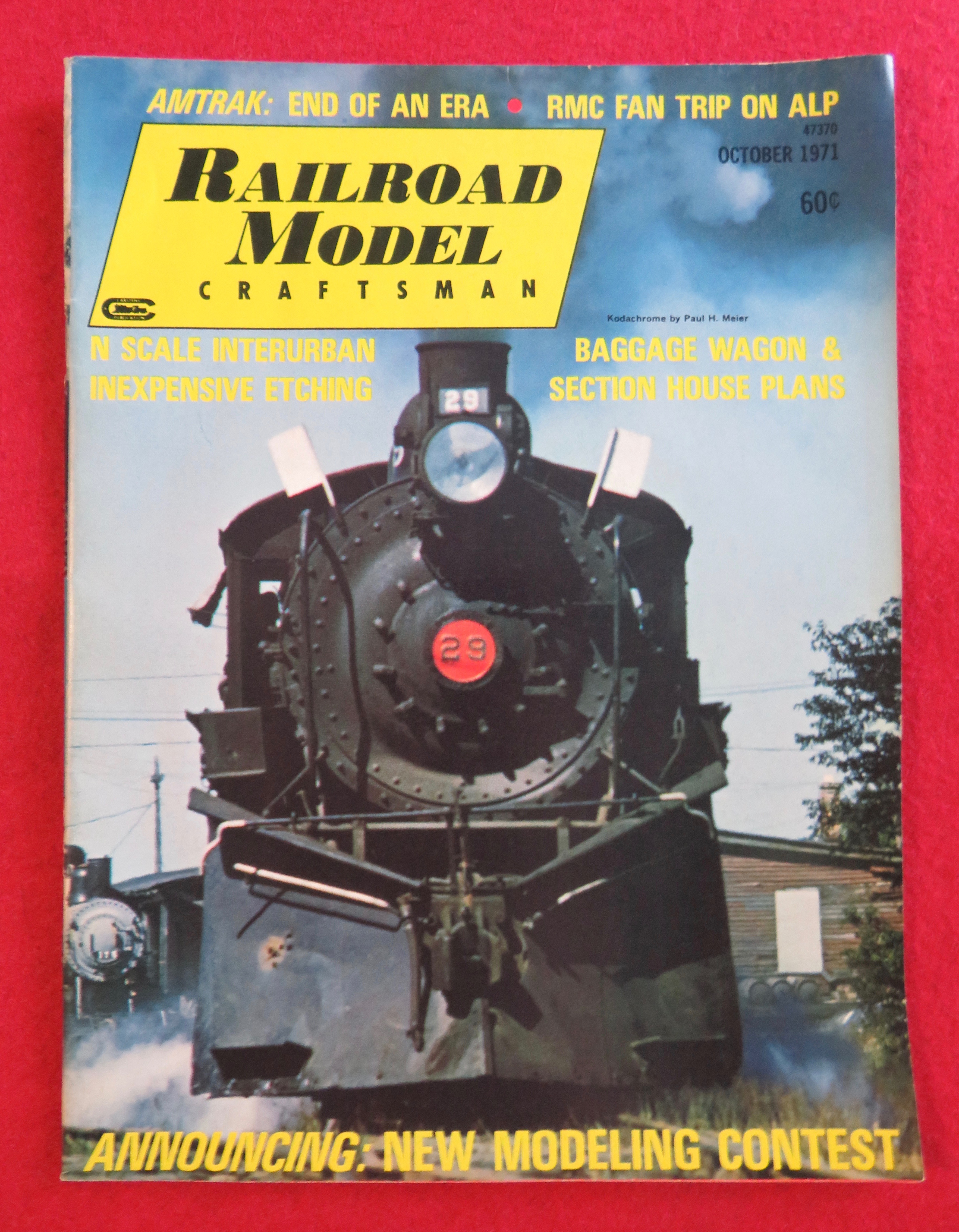 Railroad Model Craftsman Magazine October 1971