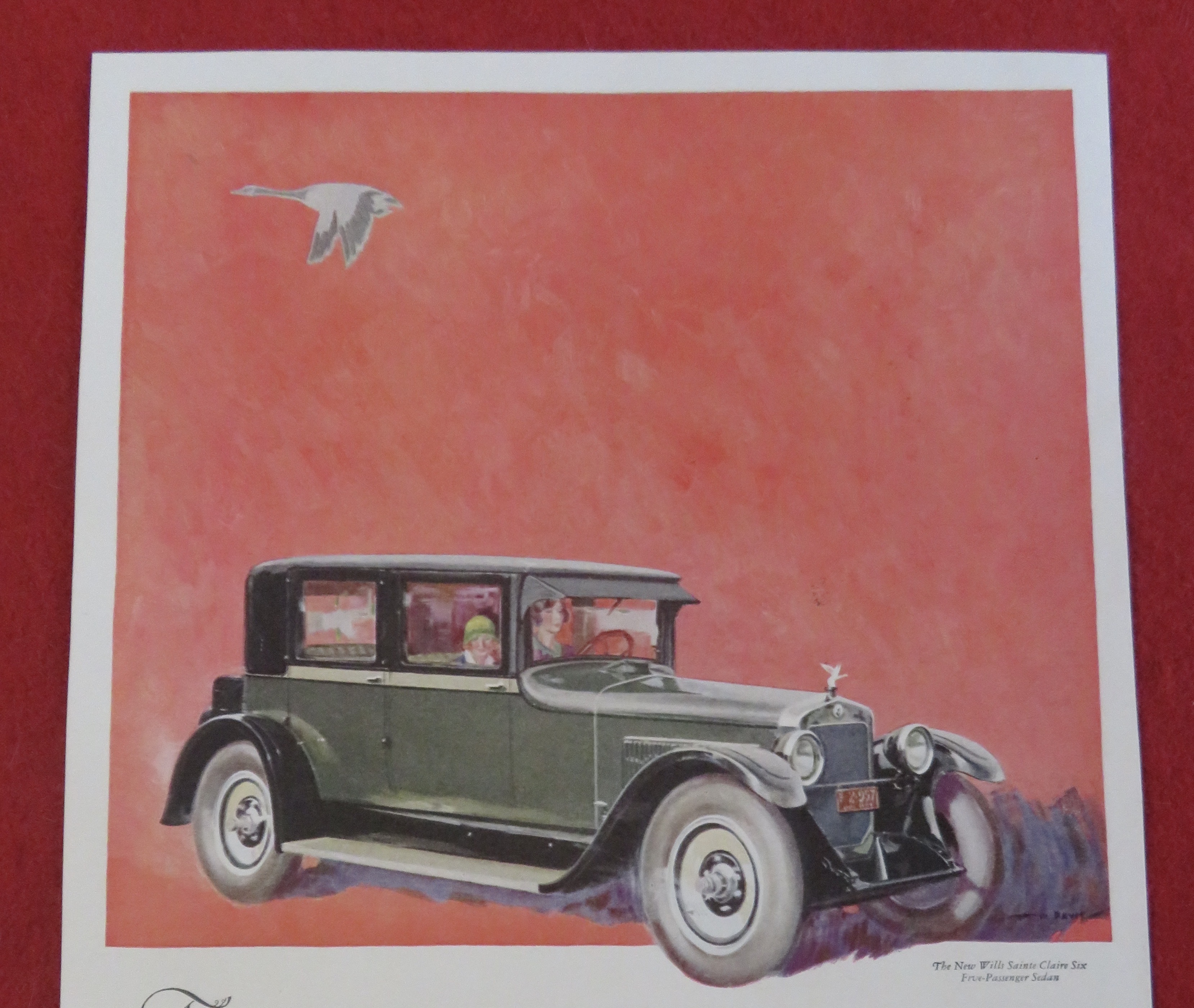 1920's Wills Sainte Claire with the Passenger Sedan