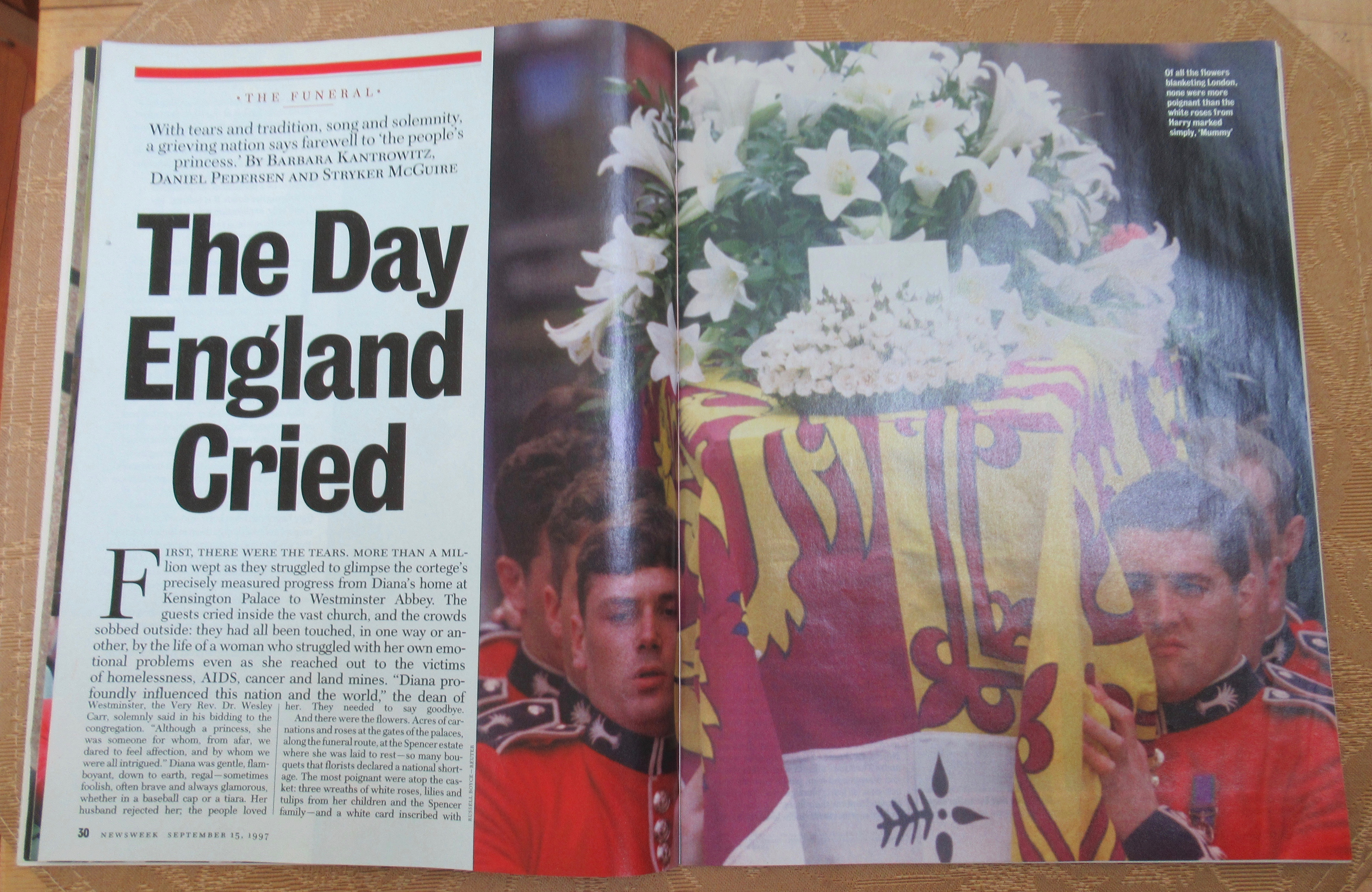 Newsweek Magazine September 15, 1997 Farewell, Diana