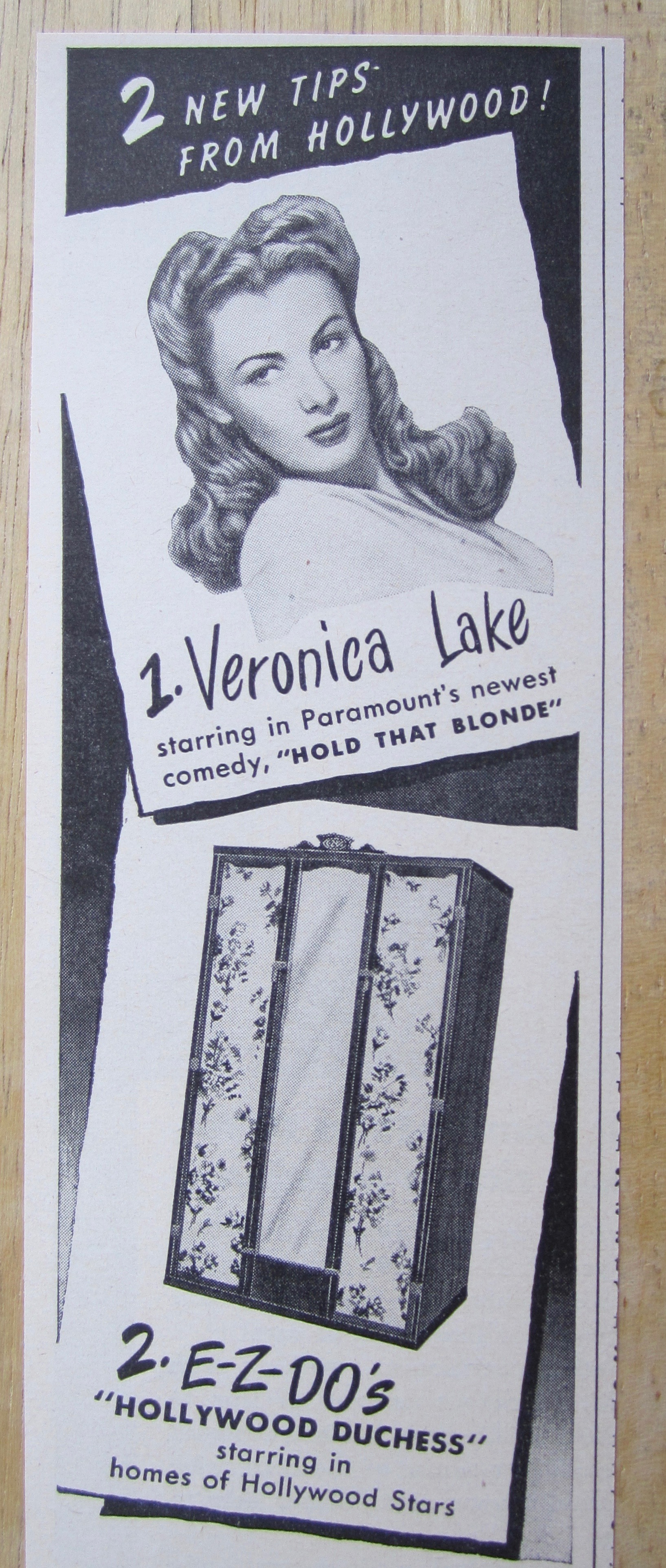 1945 E-Z Do with Veronica Lake (Hollywood Duchess)