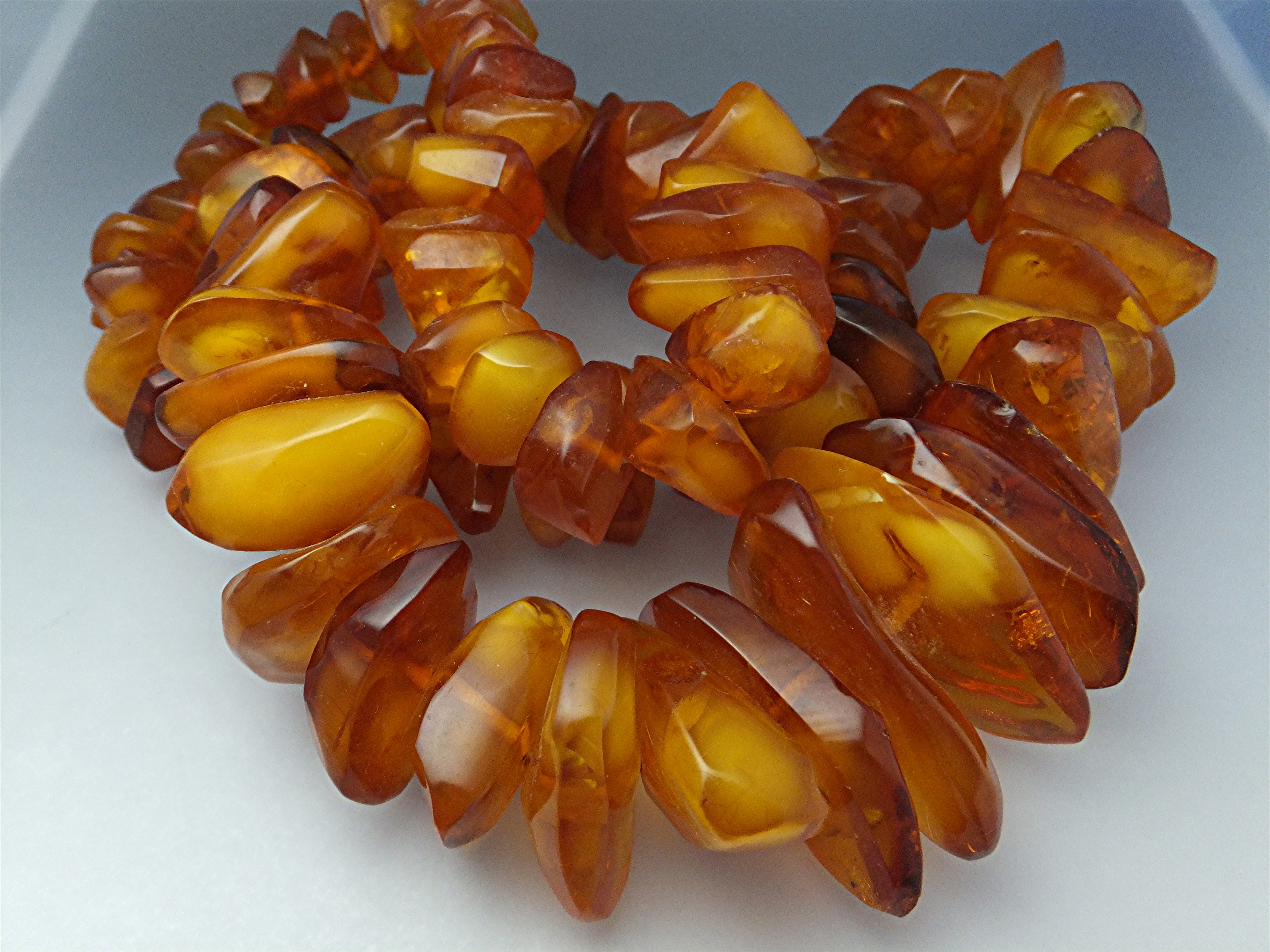 Baltic Amber Butterscotch Honey Large 26 Inch Necklace