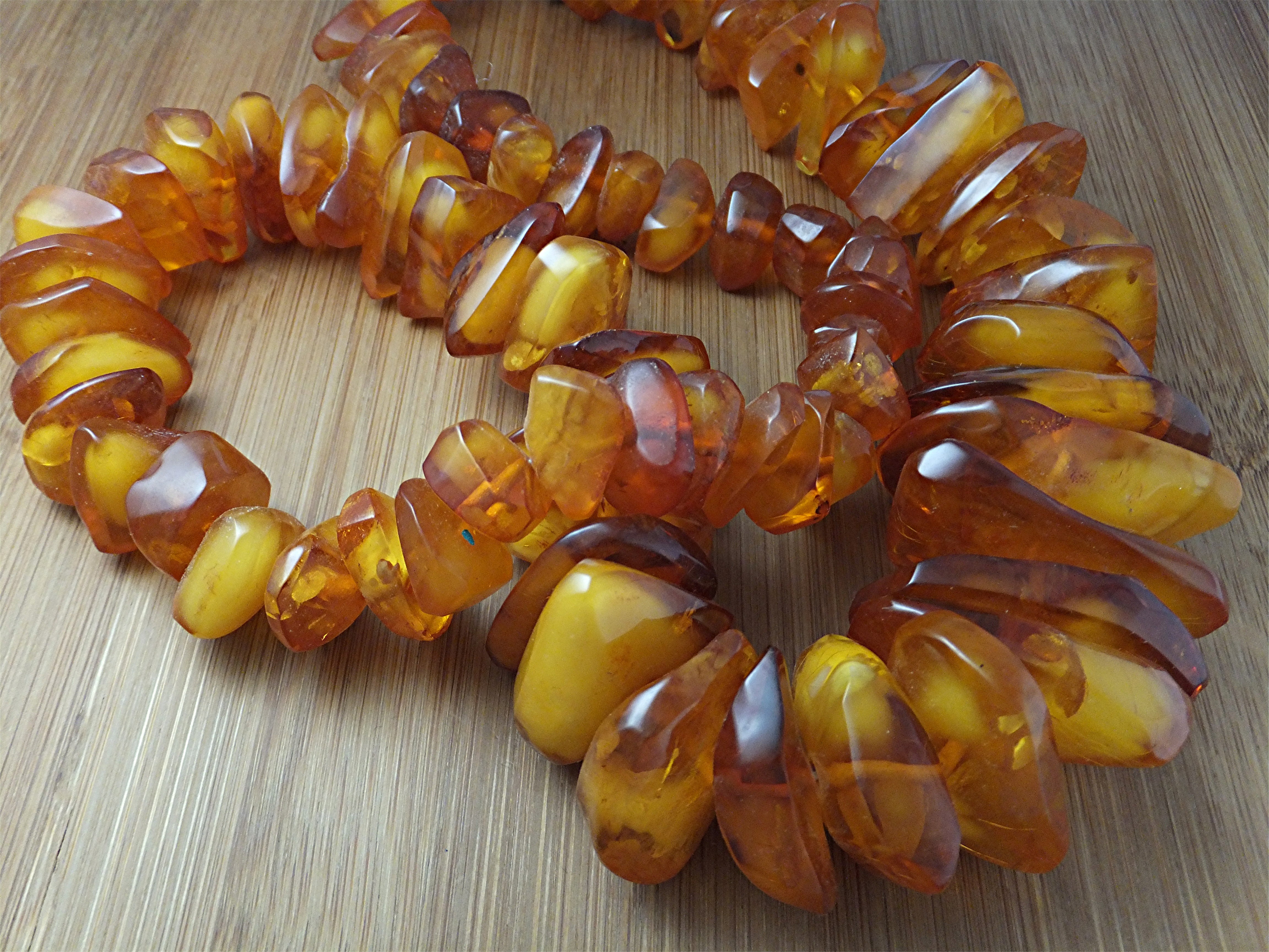 Baltic Amber Butterscotch Honey Large 26 Inch Necklace