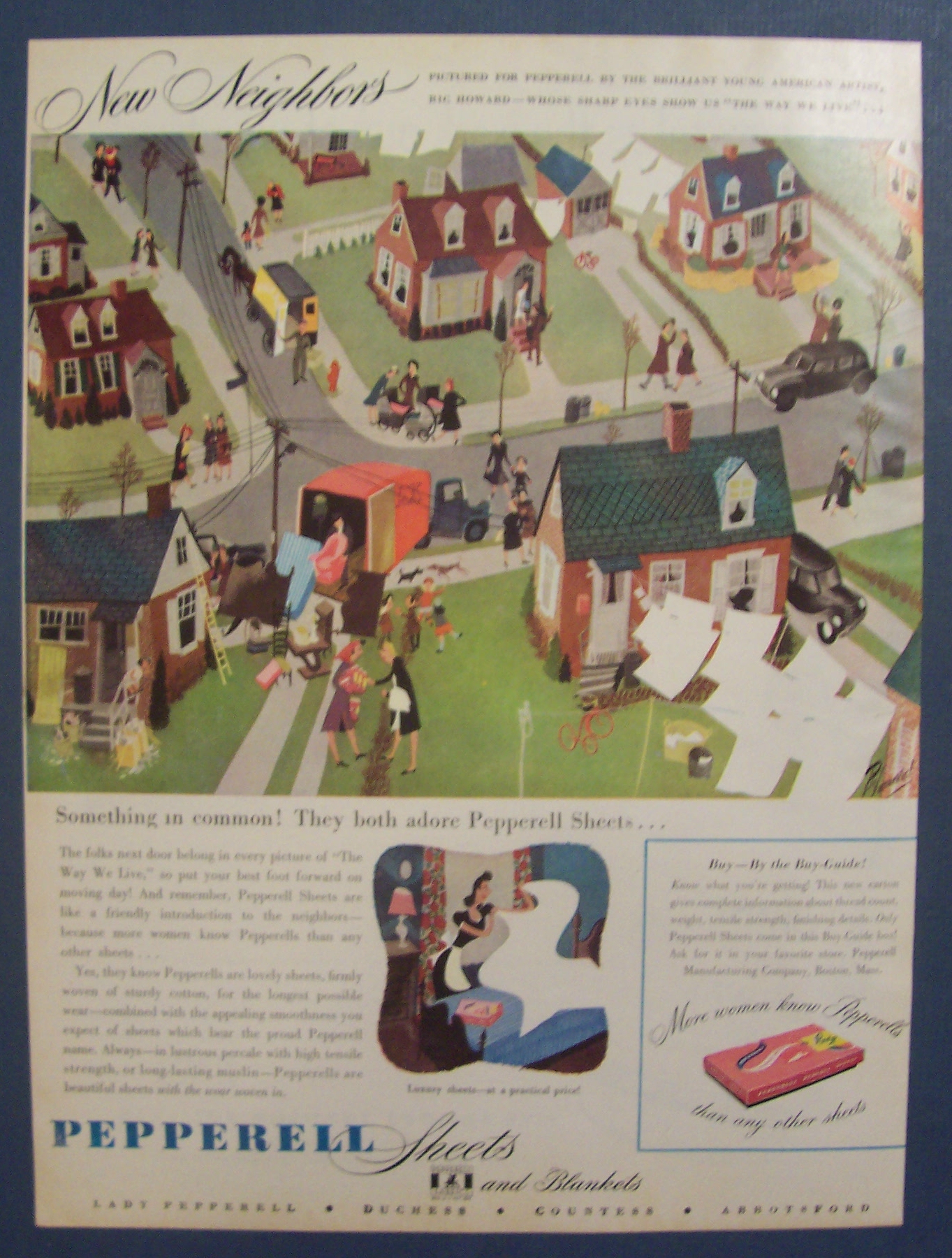 1946 Pepperell Sheets & Blankets