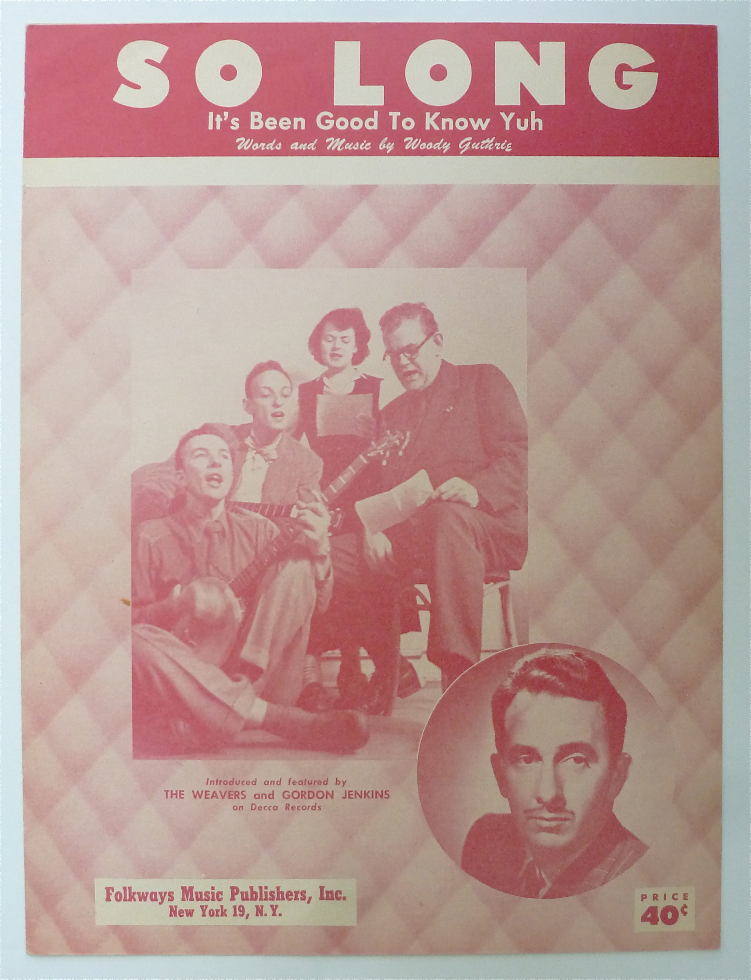 Sheet Music For 1950 So Long