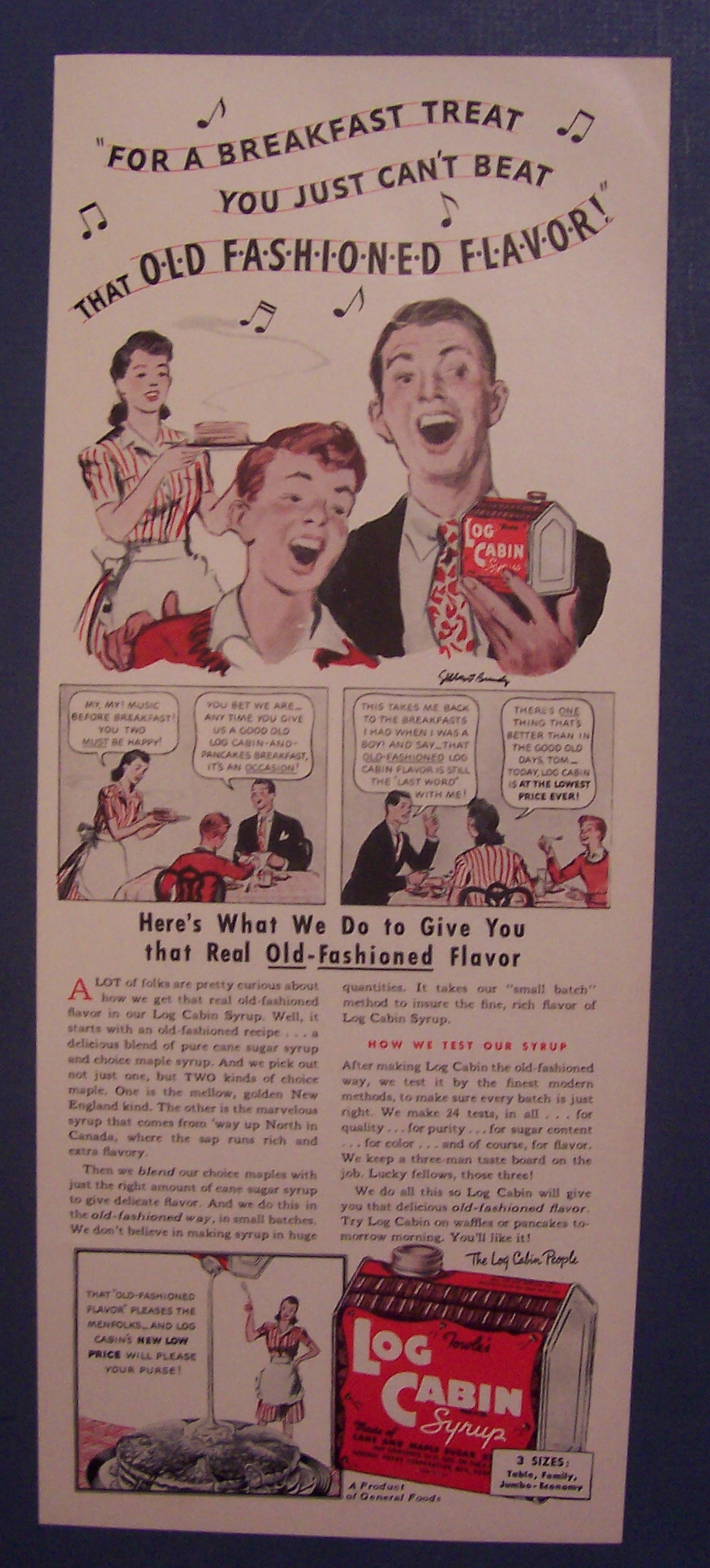 1941  Log  Cabin  Syrup