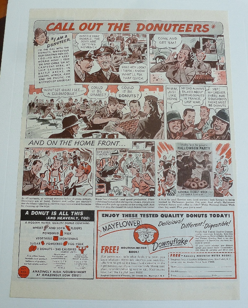 1943 Mayflower/Downyflake With Call Out The Donuteers