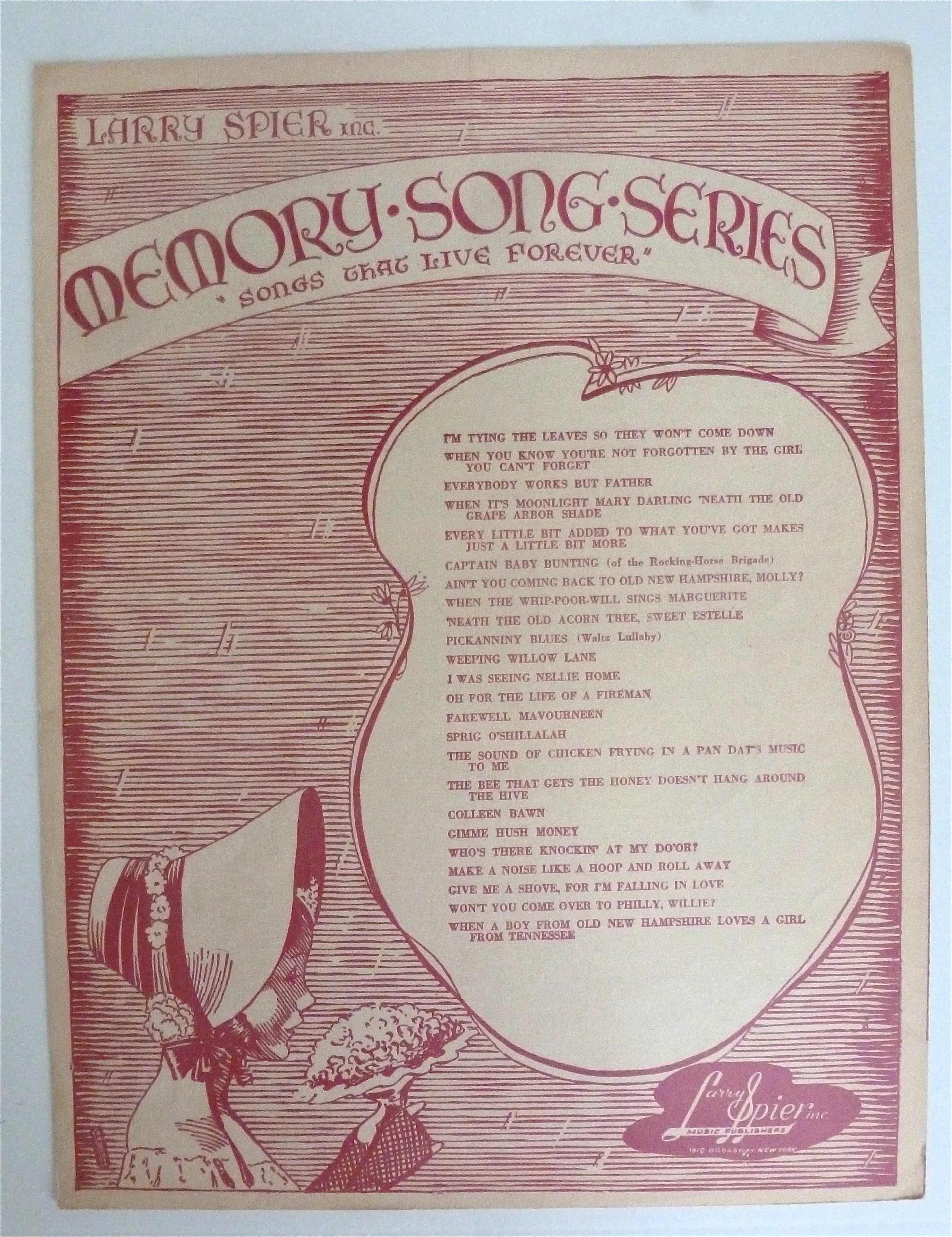 Sheet Music For 1951 The Little White Cloud That Cried