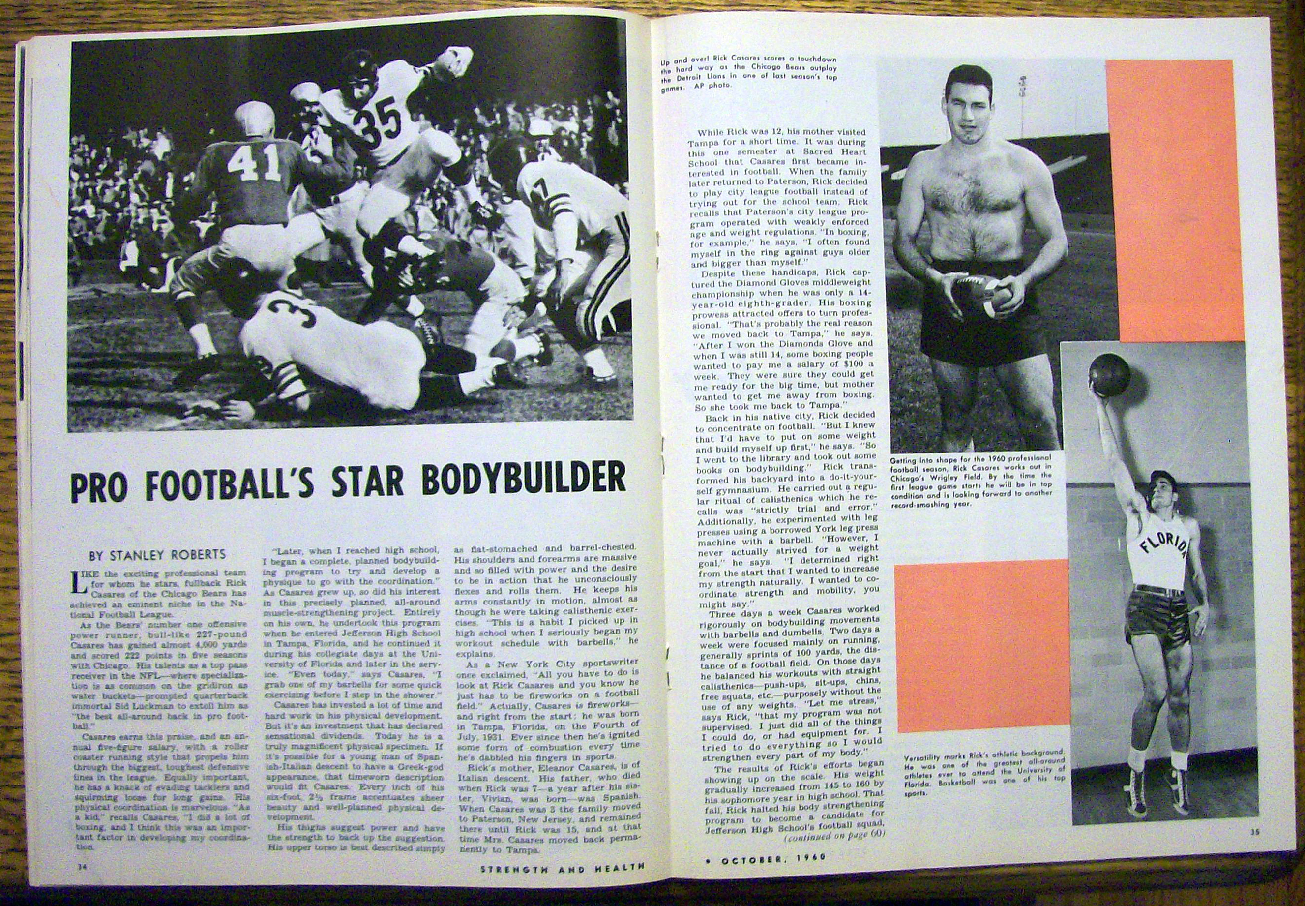 Strength & Health Magazine-Hugo La Bra-October 1960