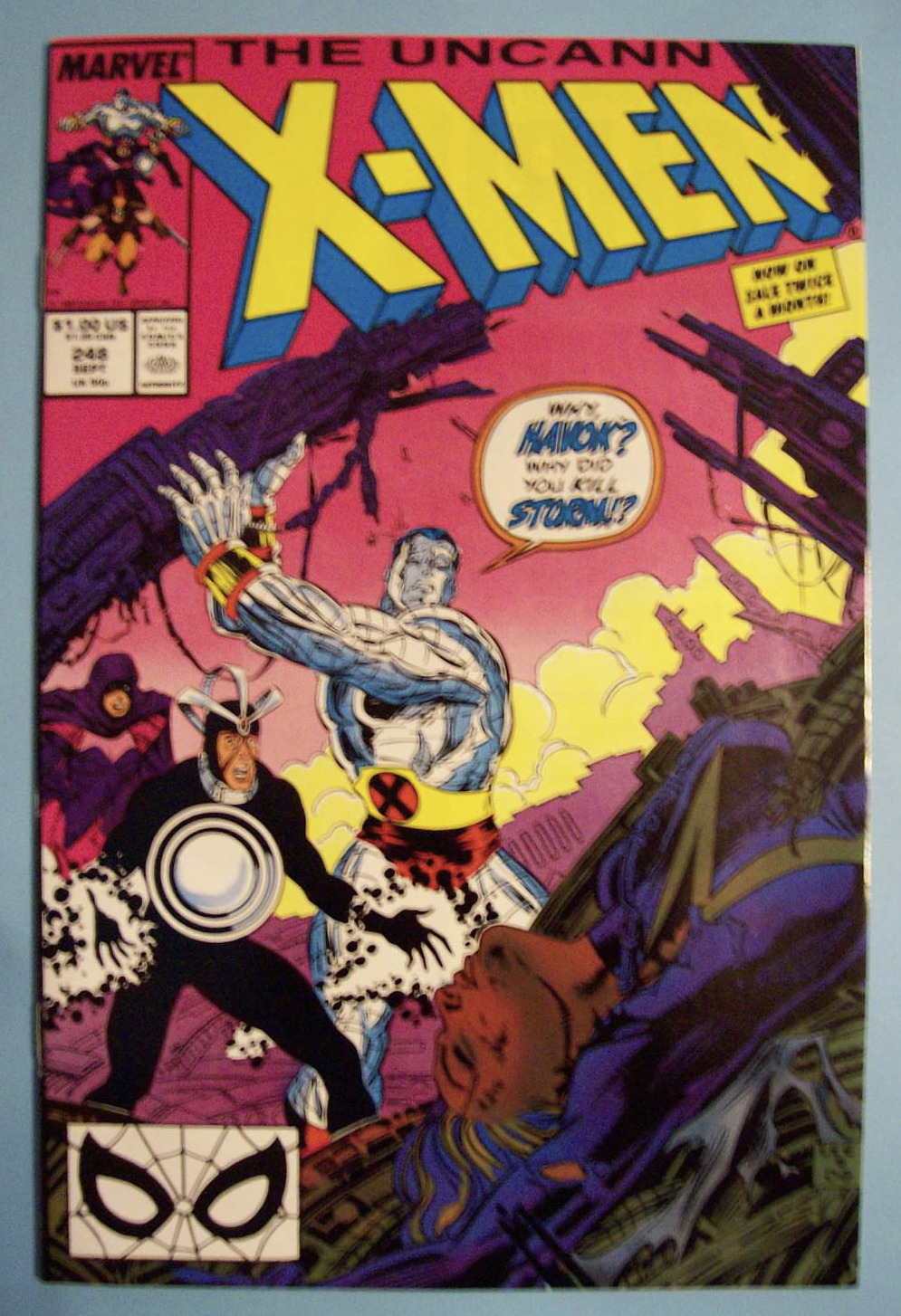 X - Men Comics - Early Sept 1989 - The Uncanny X-Men