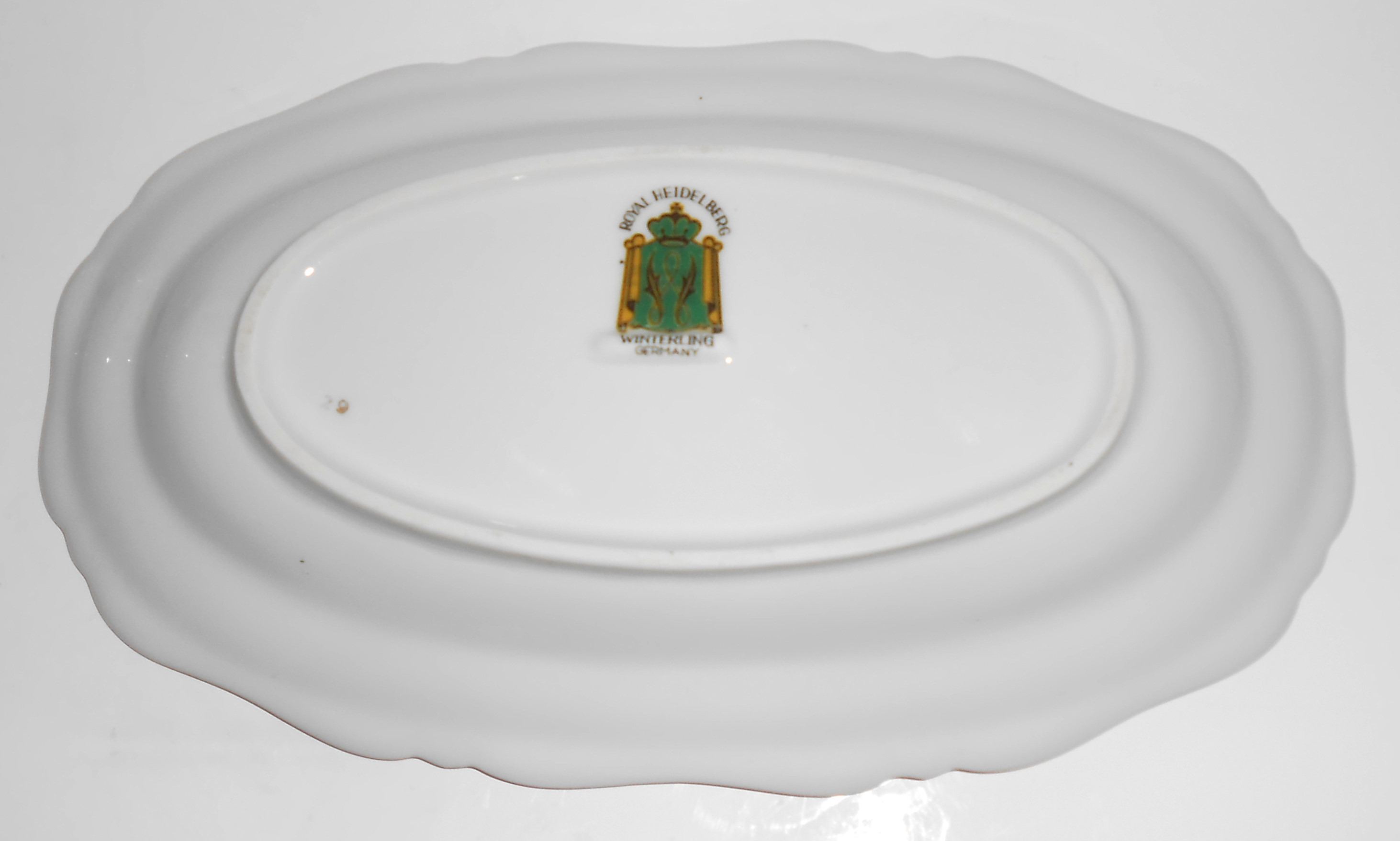 Winterling Germany Porcelain China Wild Rose Relish