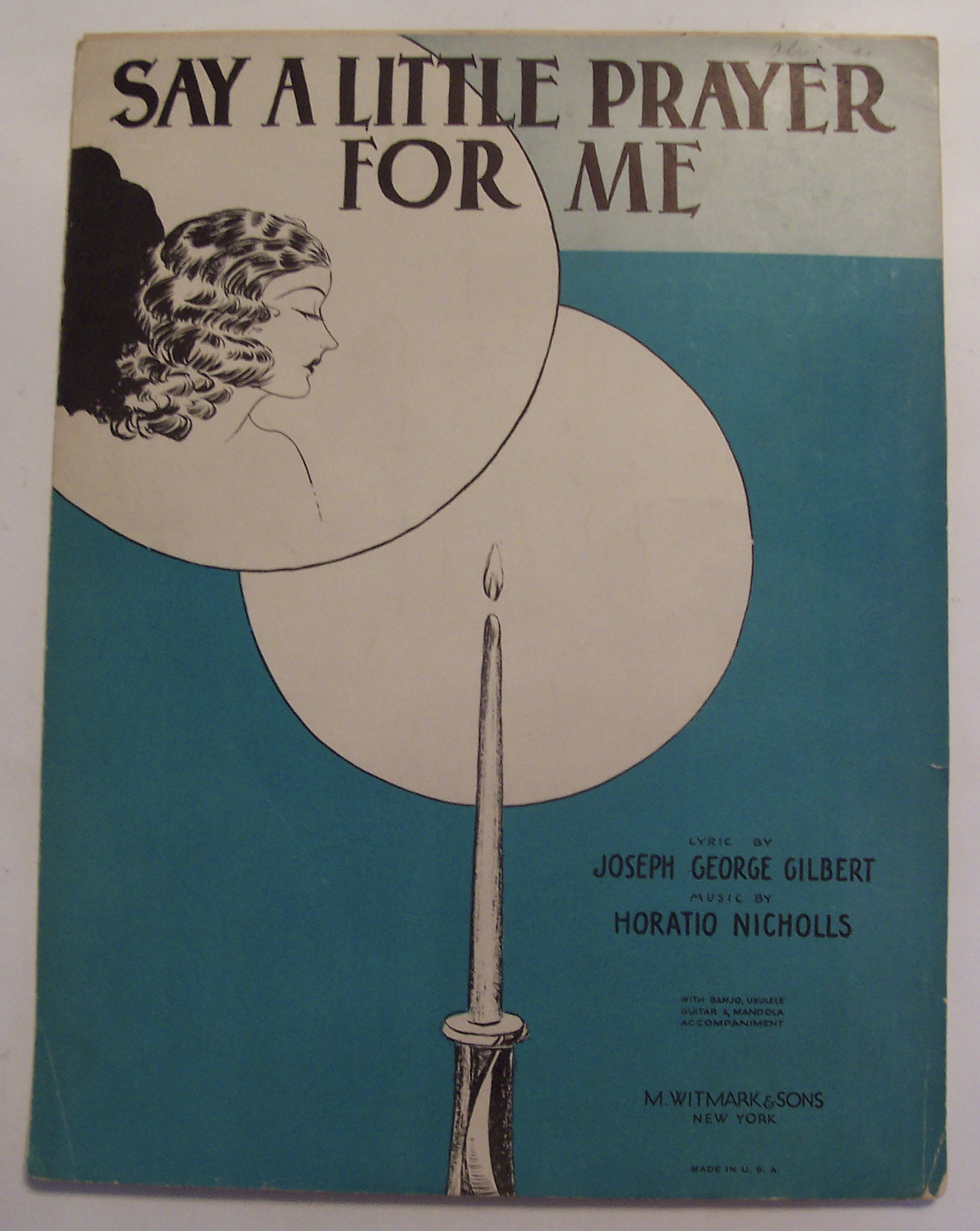 Sheet Music For 1930 Say A Little Prayer For Me