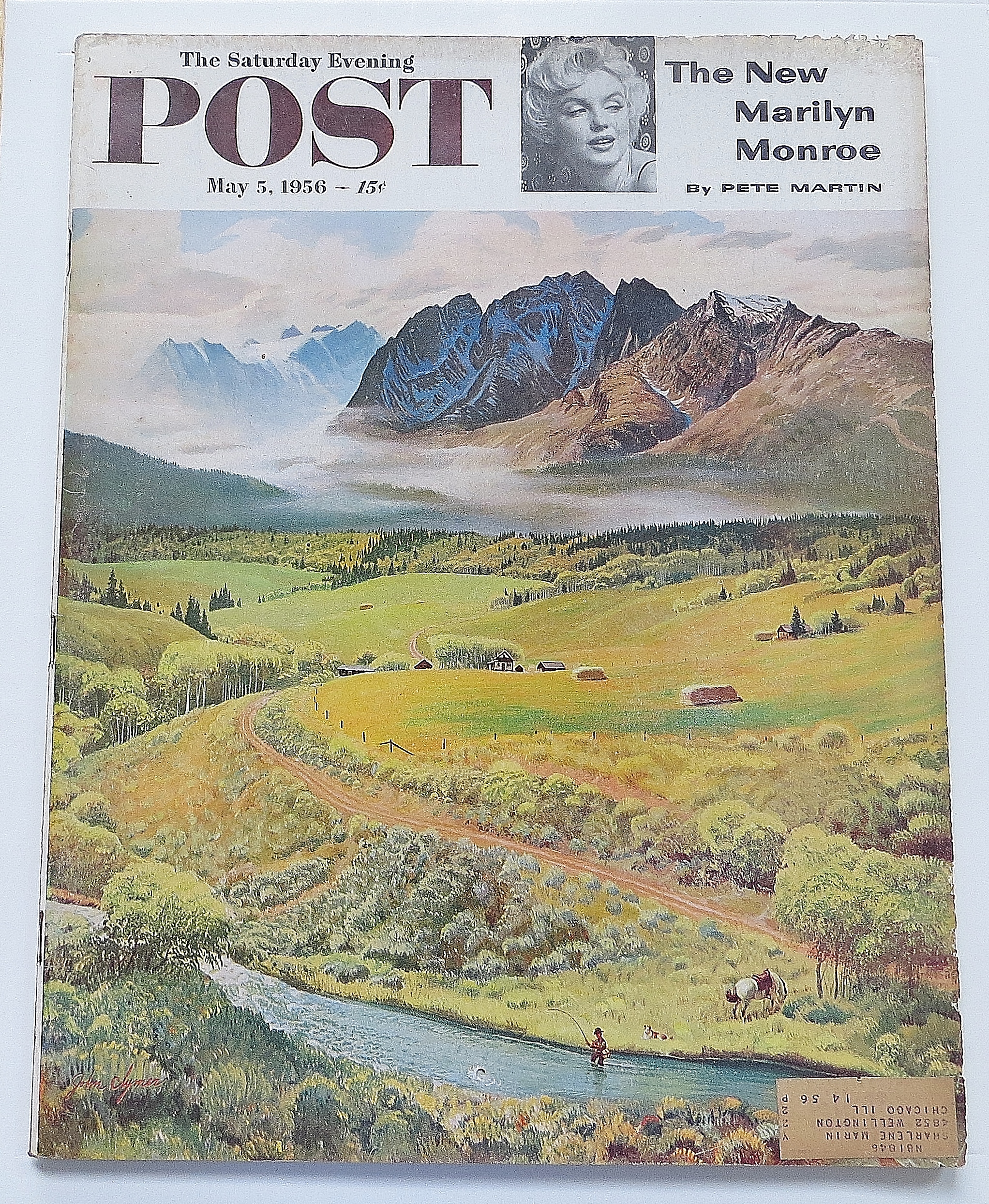 Saturday Evening Post May 5, 1956 Marilyn Monroe