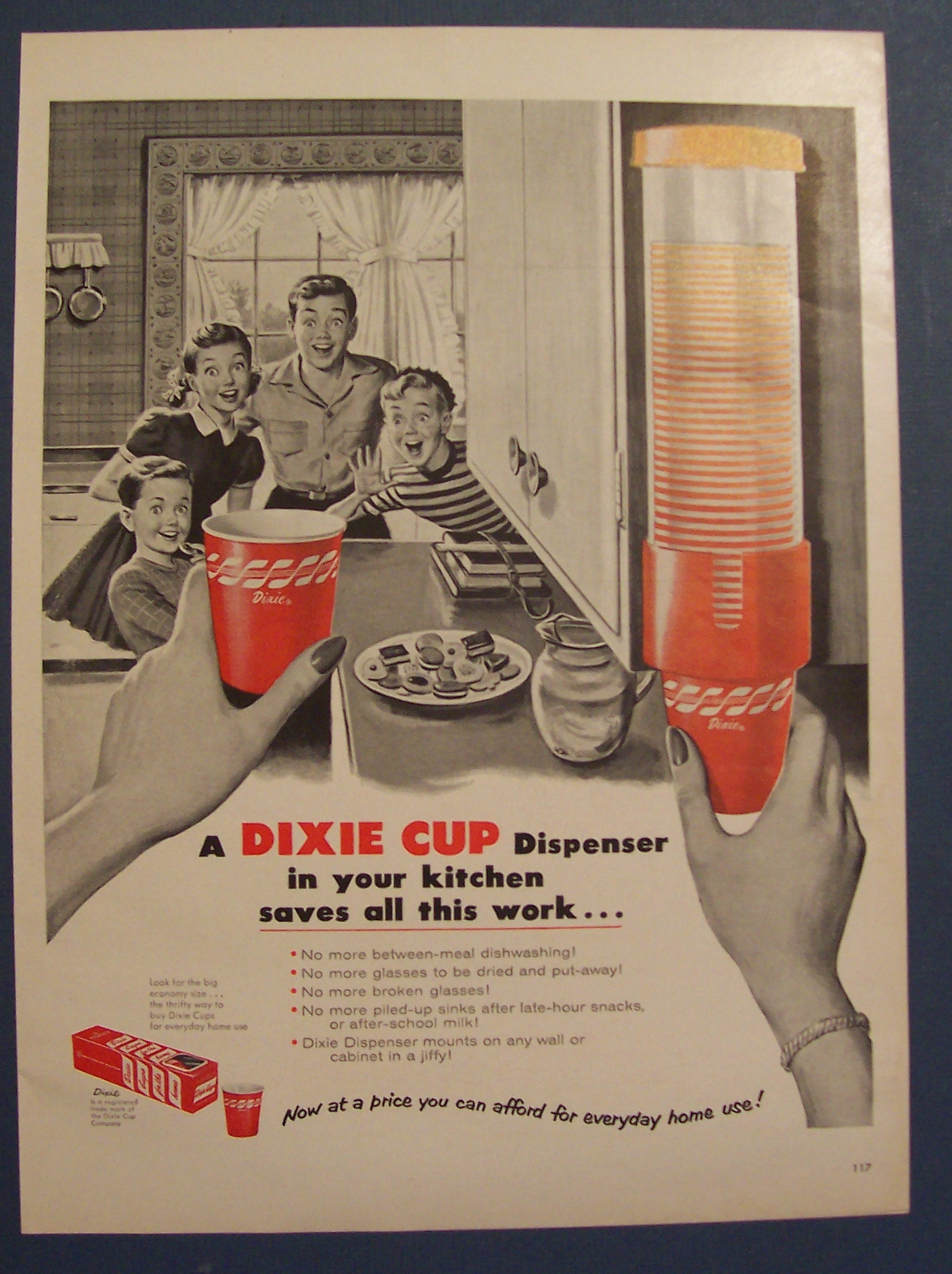 1954 Dixie Cup Dispenser