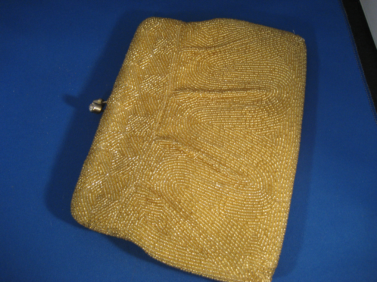 Gold Beaded Purse