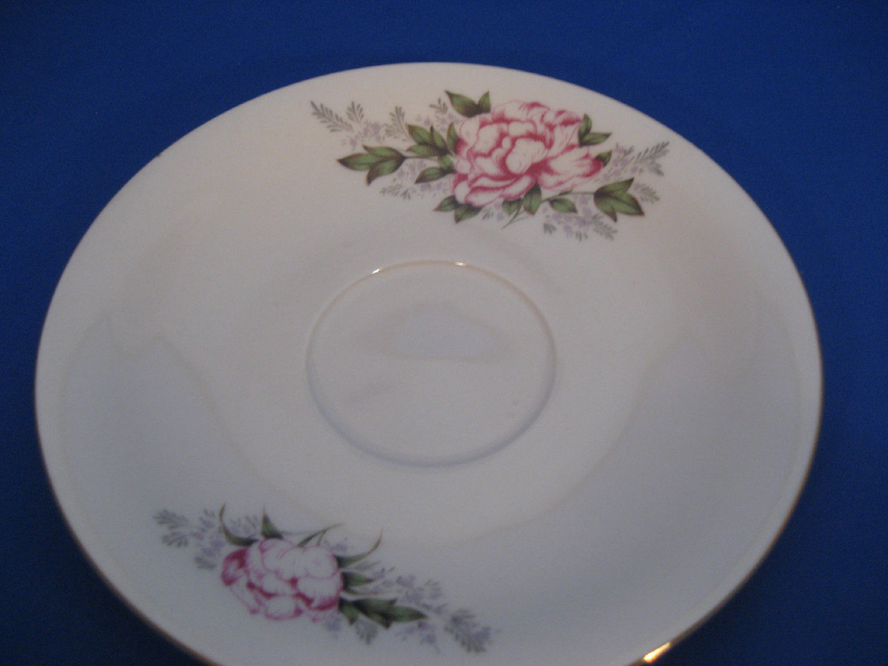 Flowered Cup and Saucer