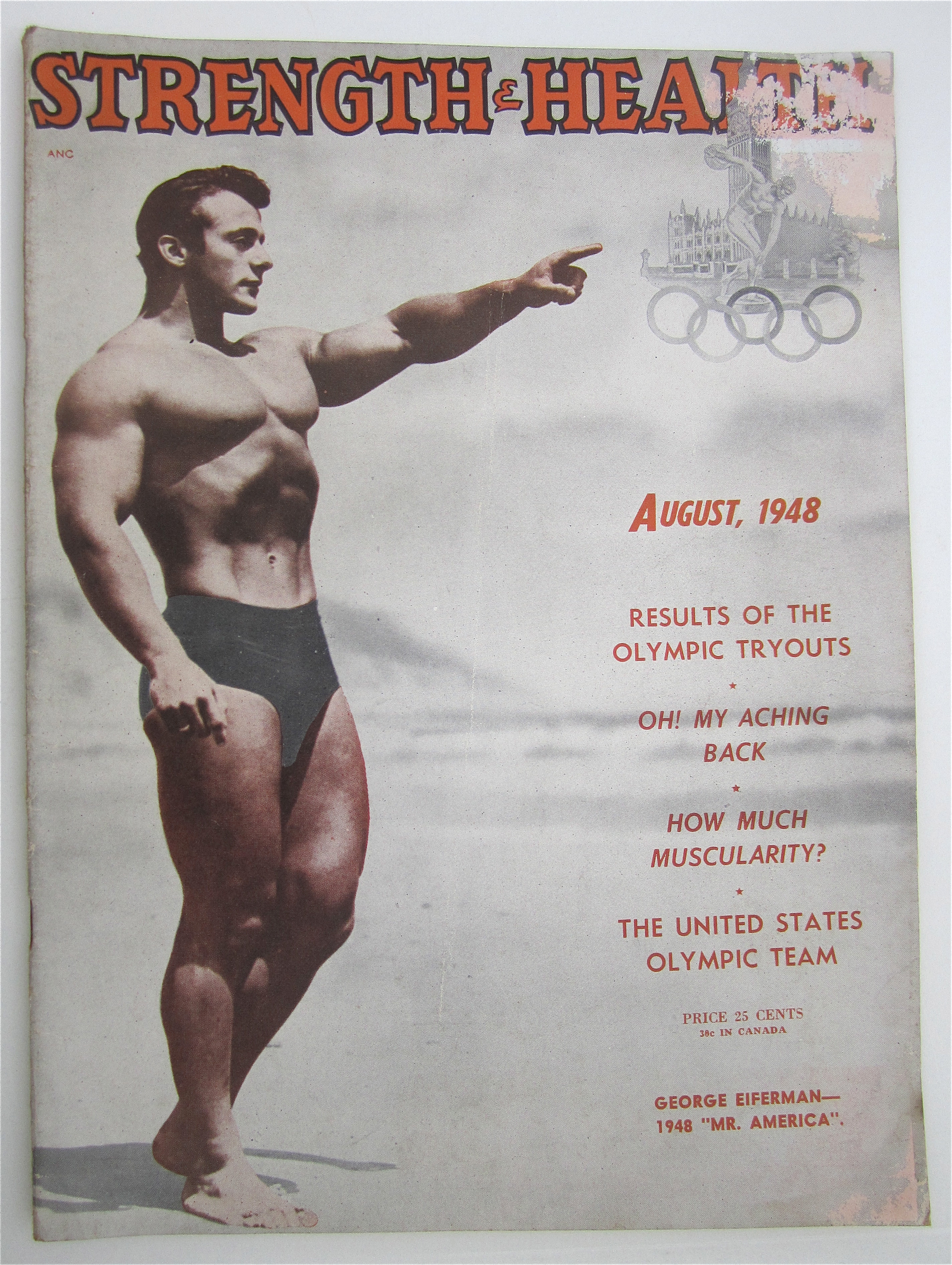 Strength & Health Magazine August 1948 George Eiferman