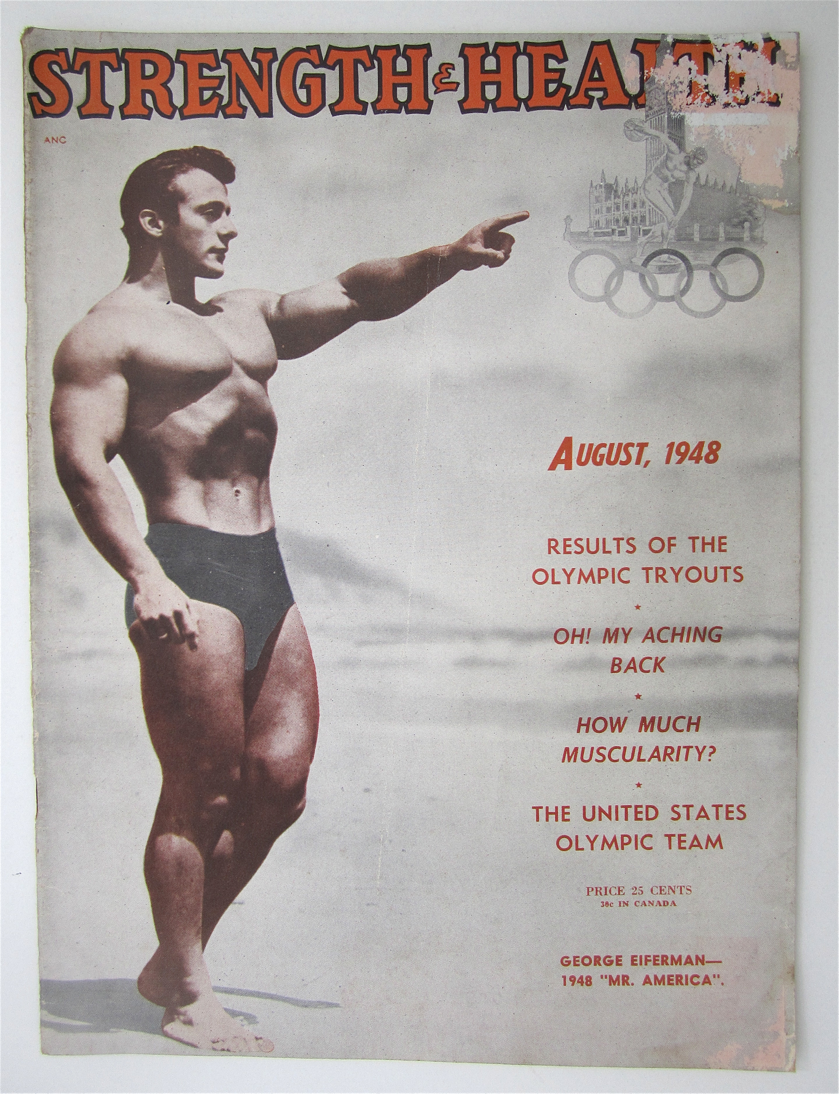 Strength & Health Magazine August 1948 George Eiferman