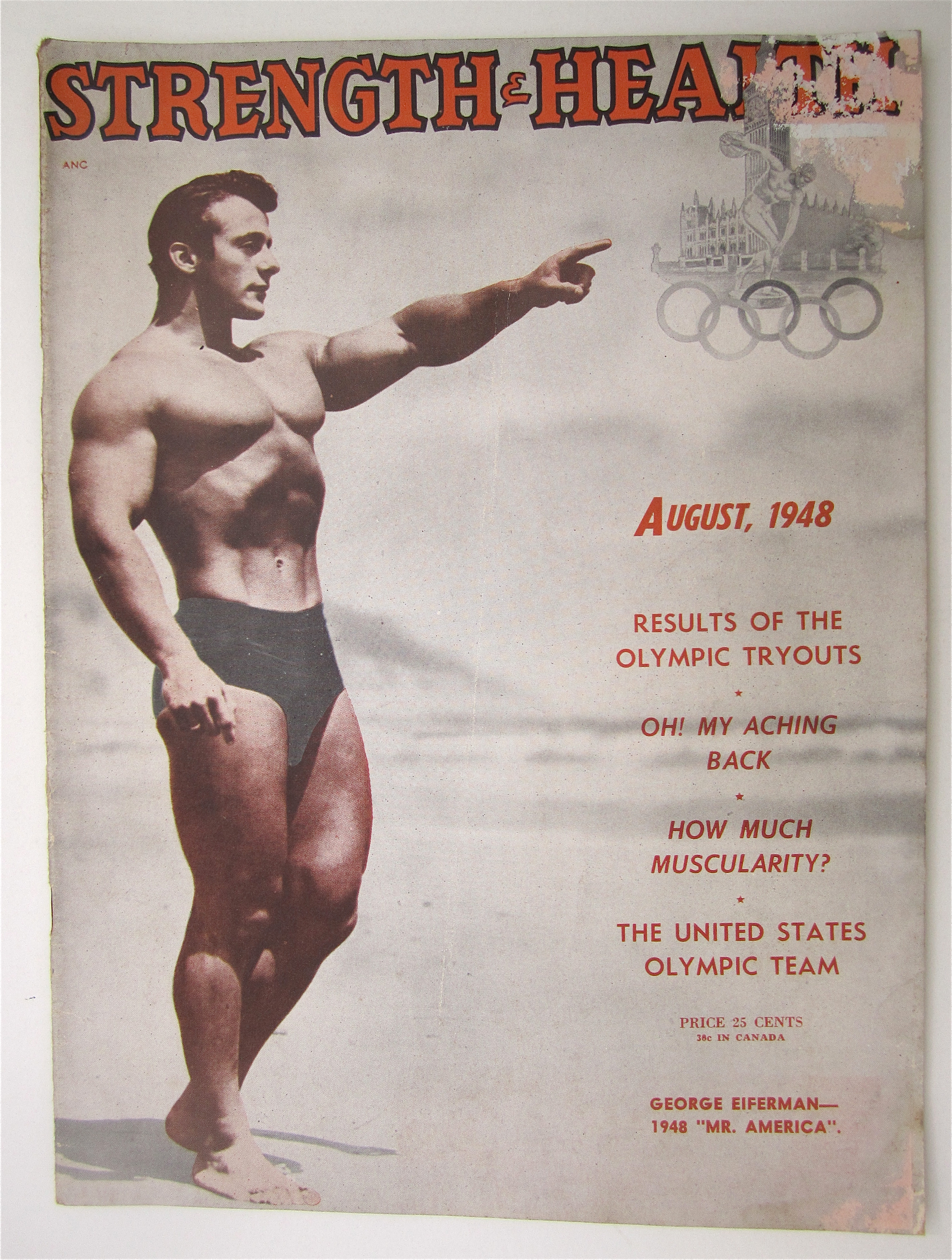 Strength & Health Magazine August 1948 George Eiferman