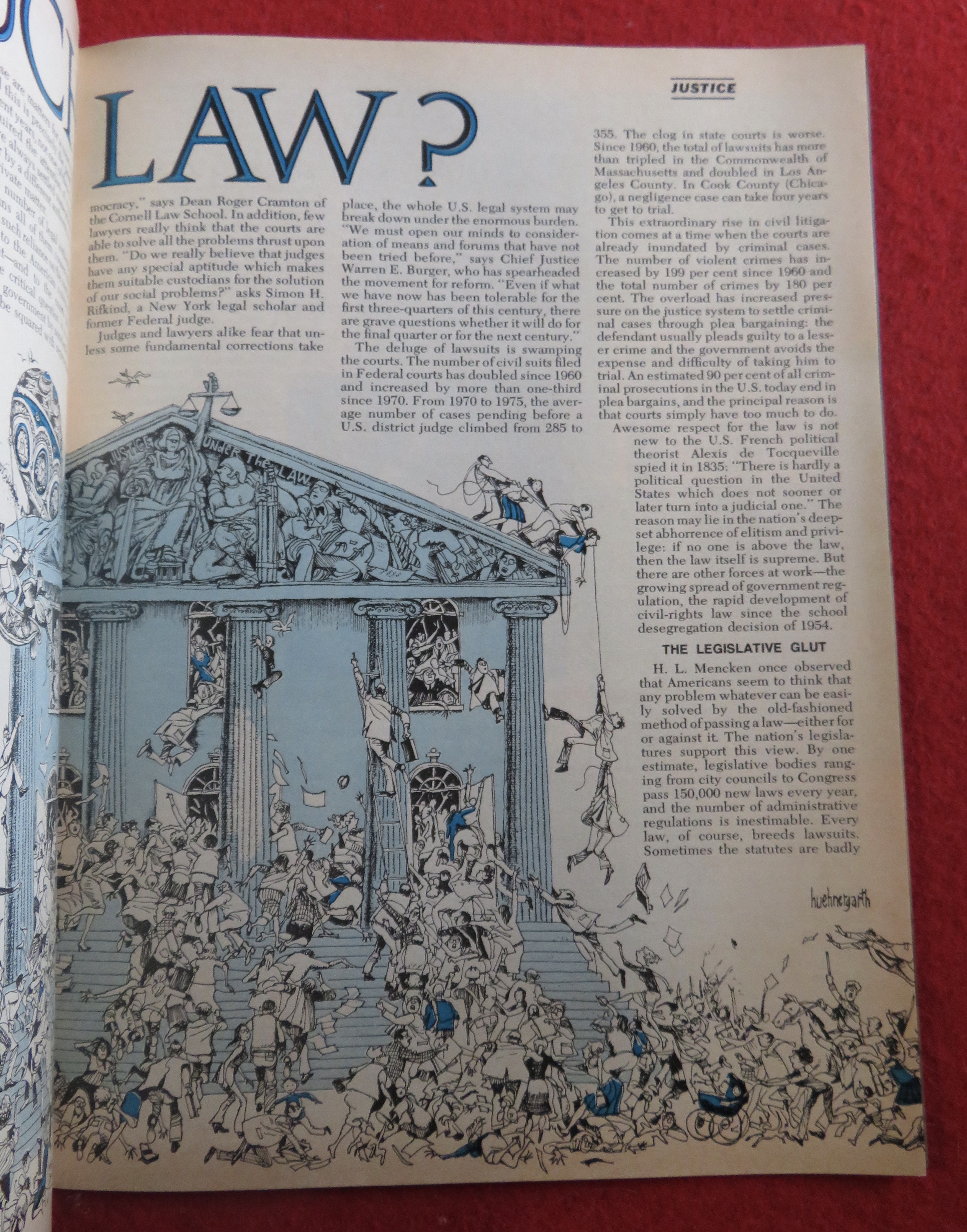 Newsweek Magazine-January 10, 1977-Too Much Law?