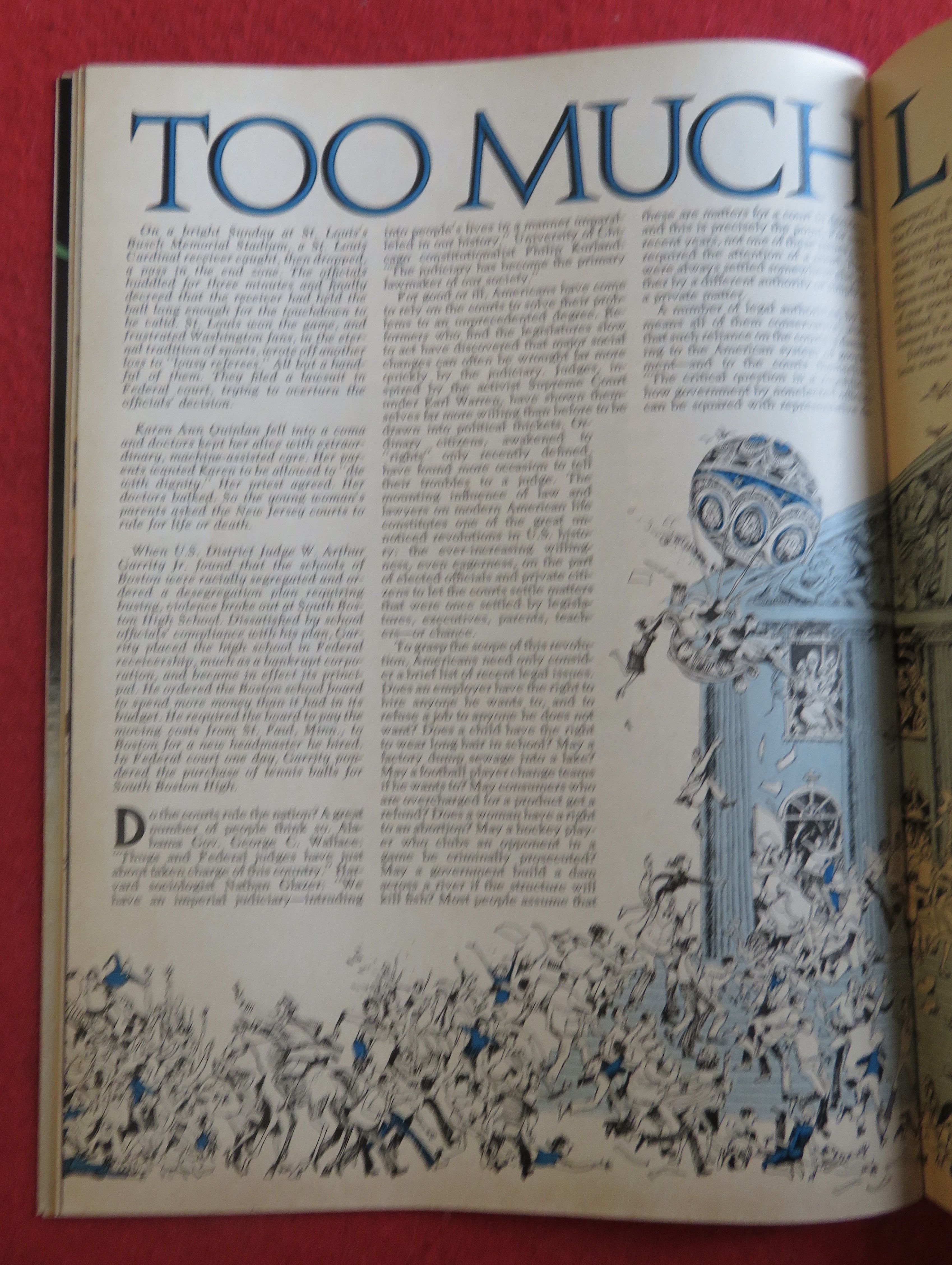 Newsweek Magazine-January 10, 1977-Too Much Law?