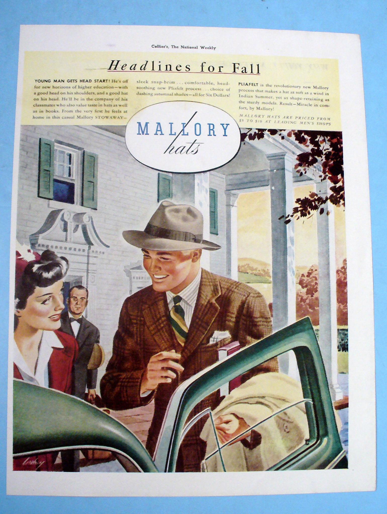 1941 Mallory Hats with the Casual Stowaway