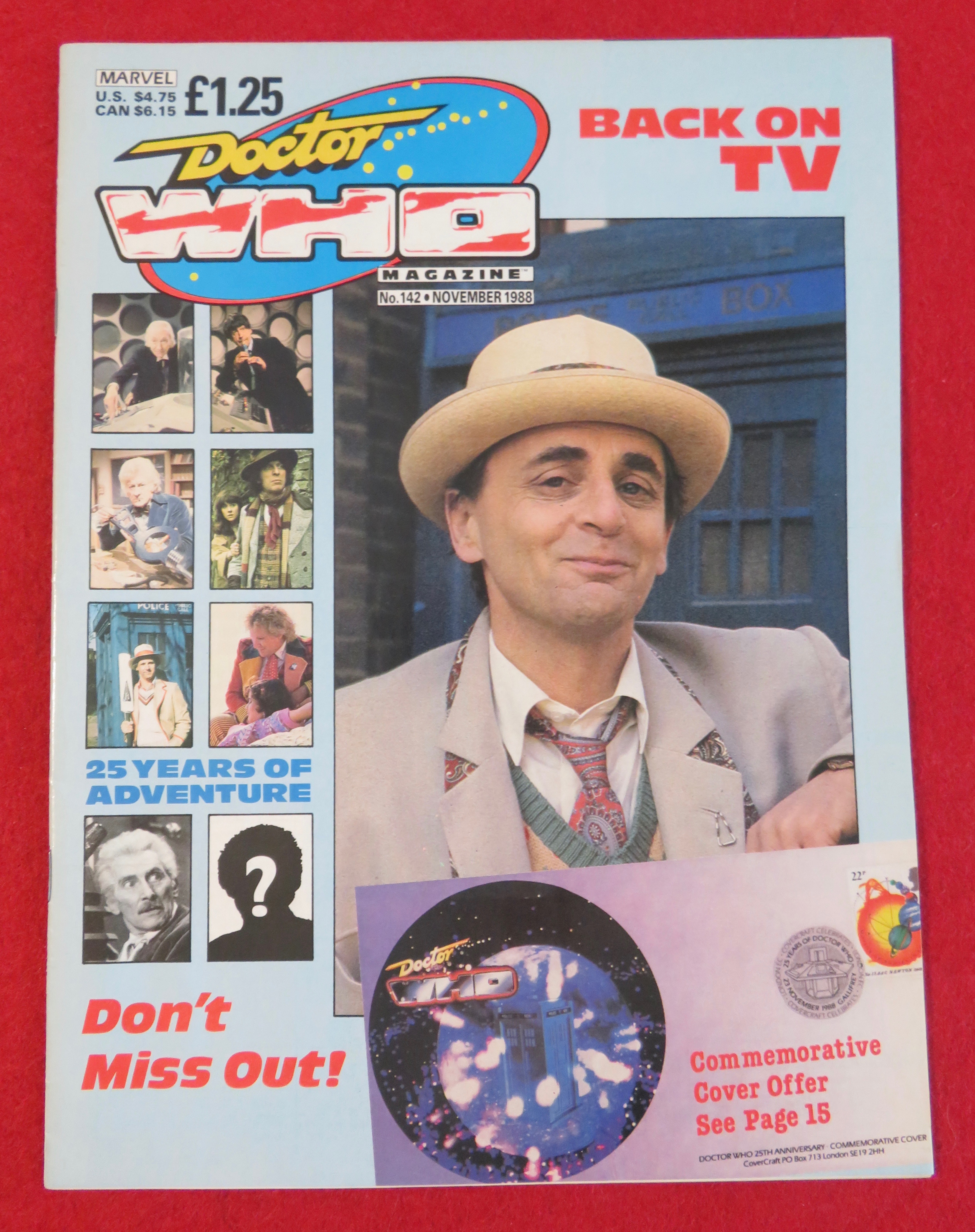 Doctor (Dr) Who Magazine November 1988 Back On TV