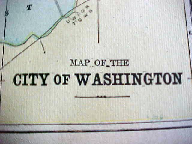 Map Virginia Maryland Delaware Washington DC 1894