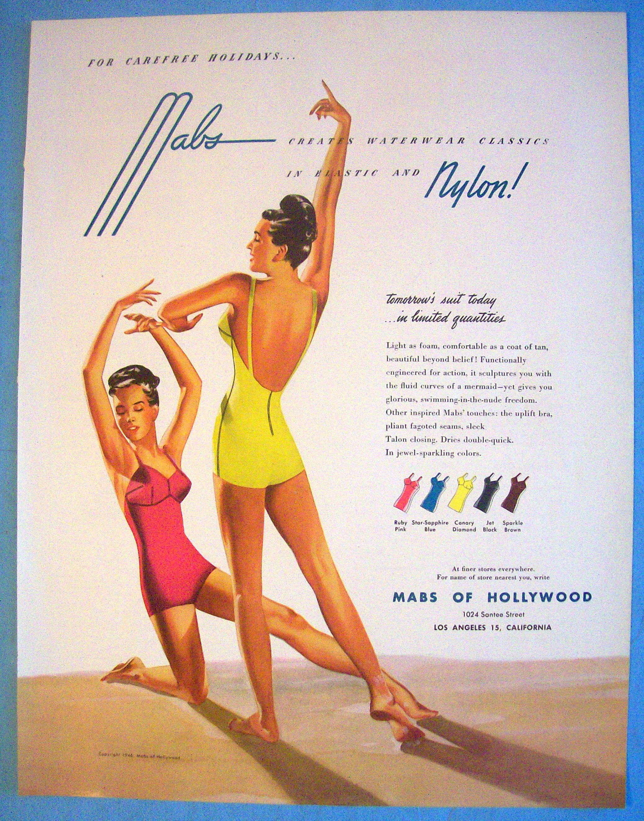 1946 Mabs Of Hollywood With Lovely Women