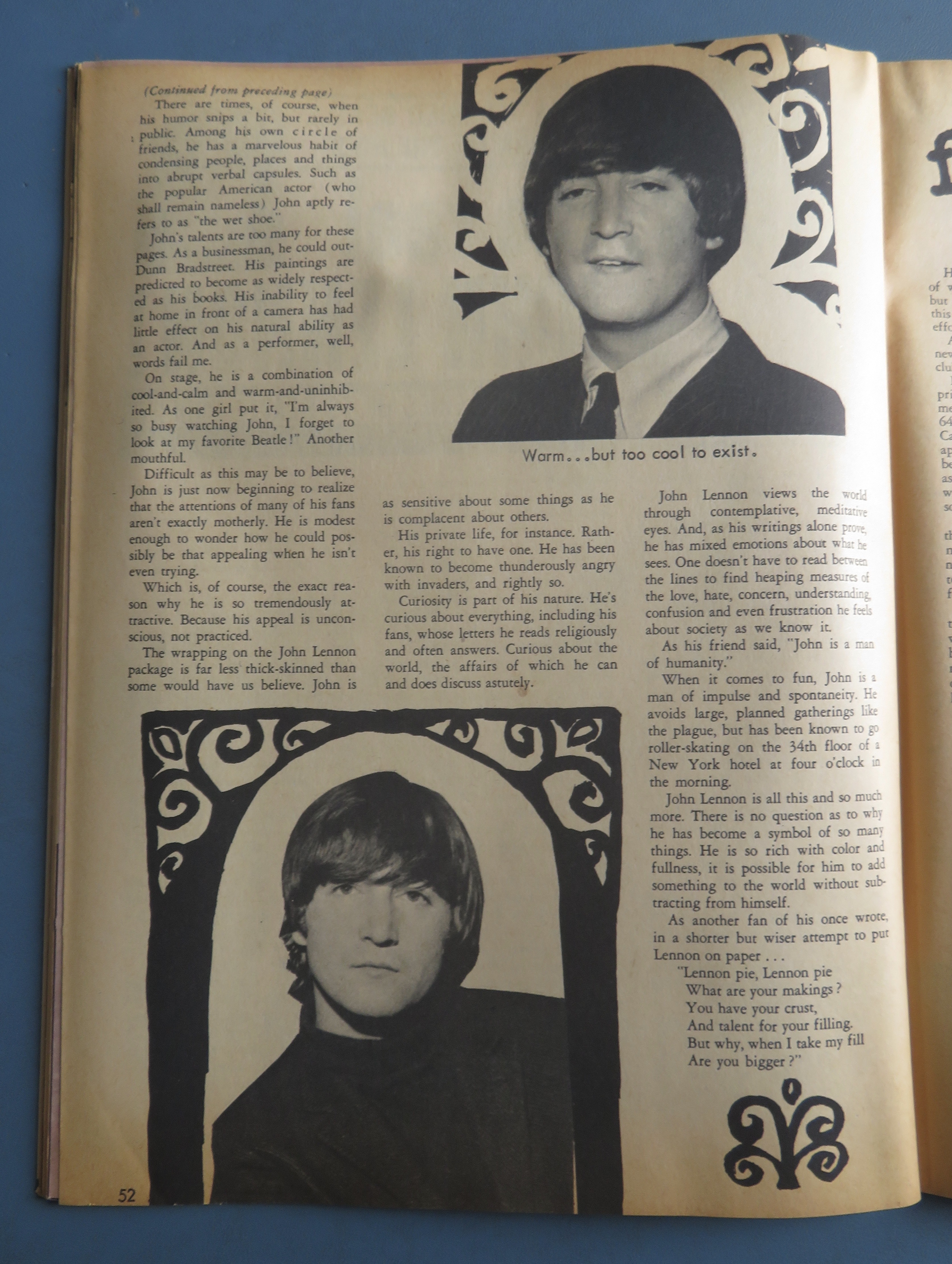 Teen Screen Magazine March 1966 Lovin' Spoonful