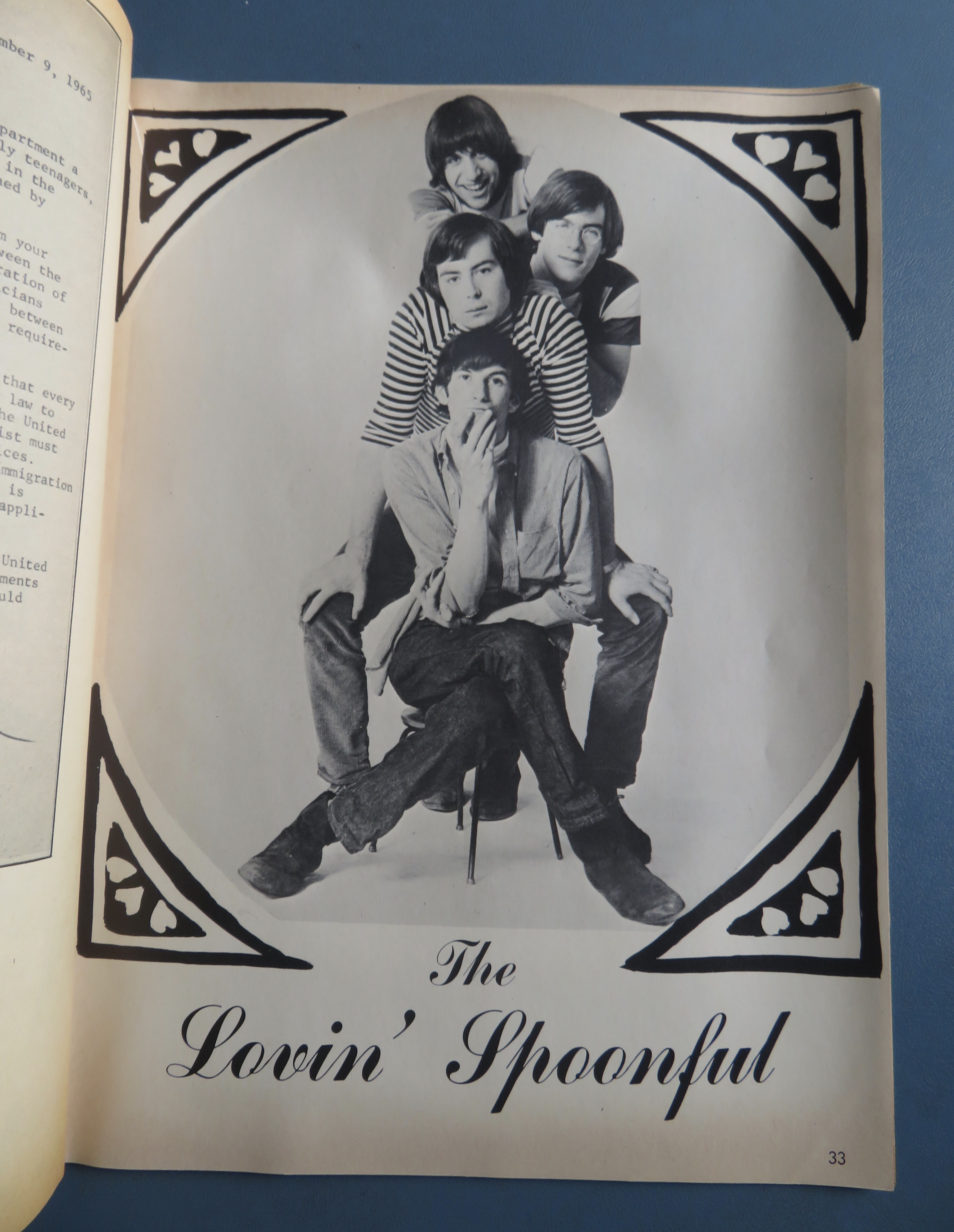 Teen Screen Magazine March 1966 Lovin' Spoonful