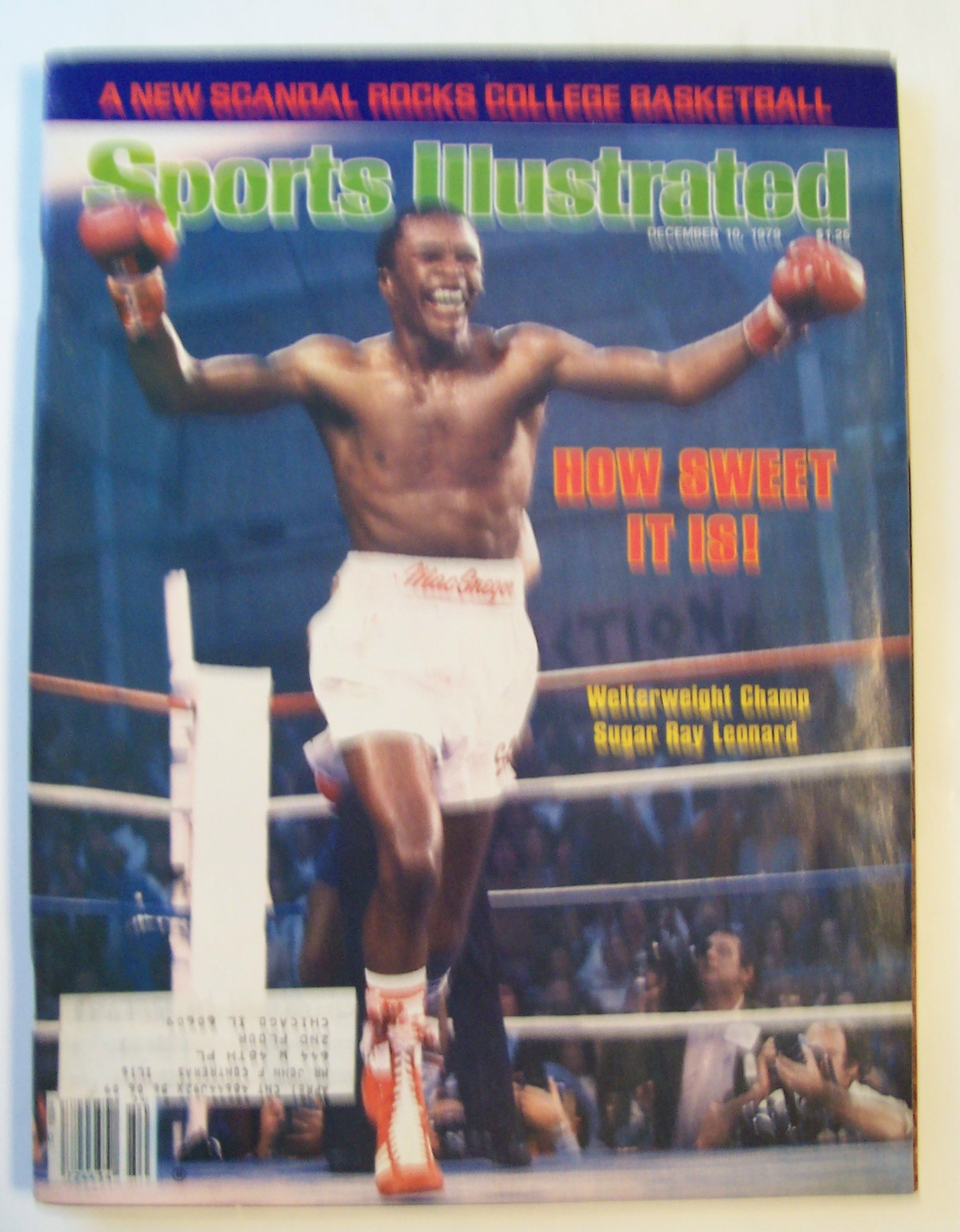 Sports Illustrated Magazine-Dec 10, 1979-Sugar Ray