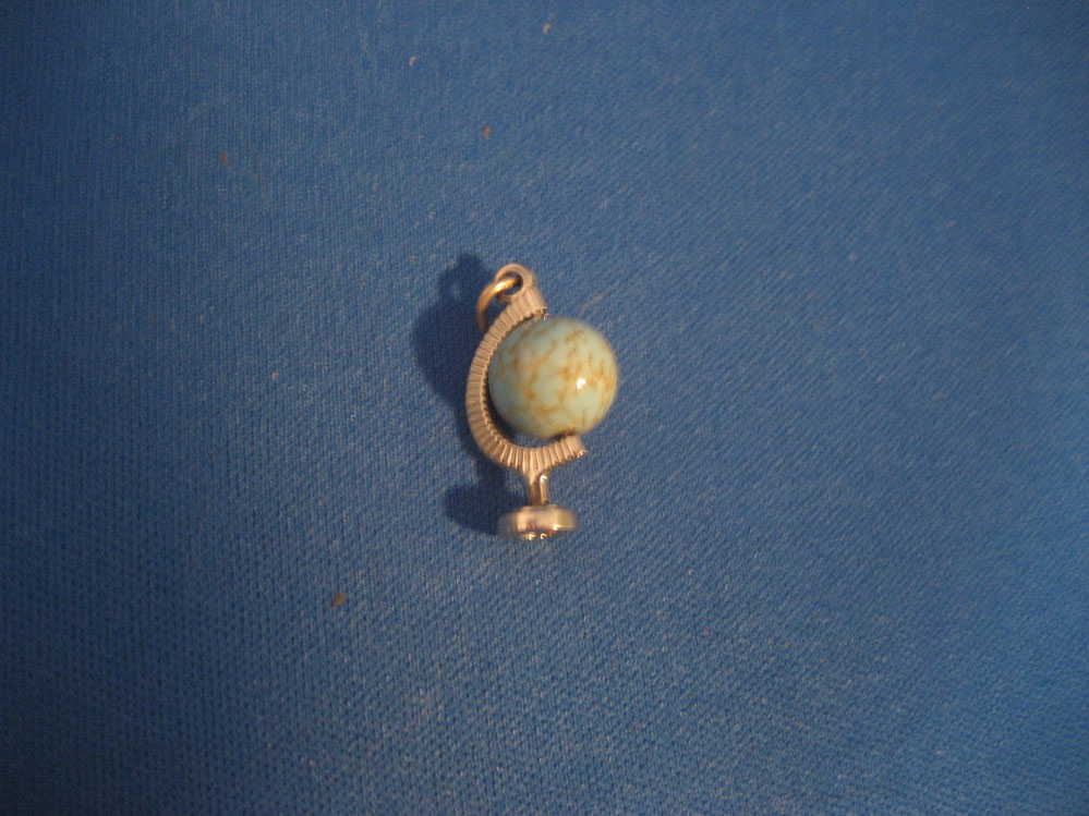 World Globe Charm