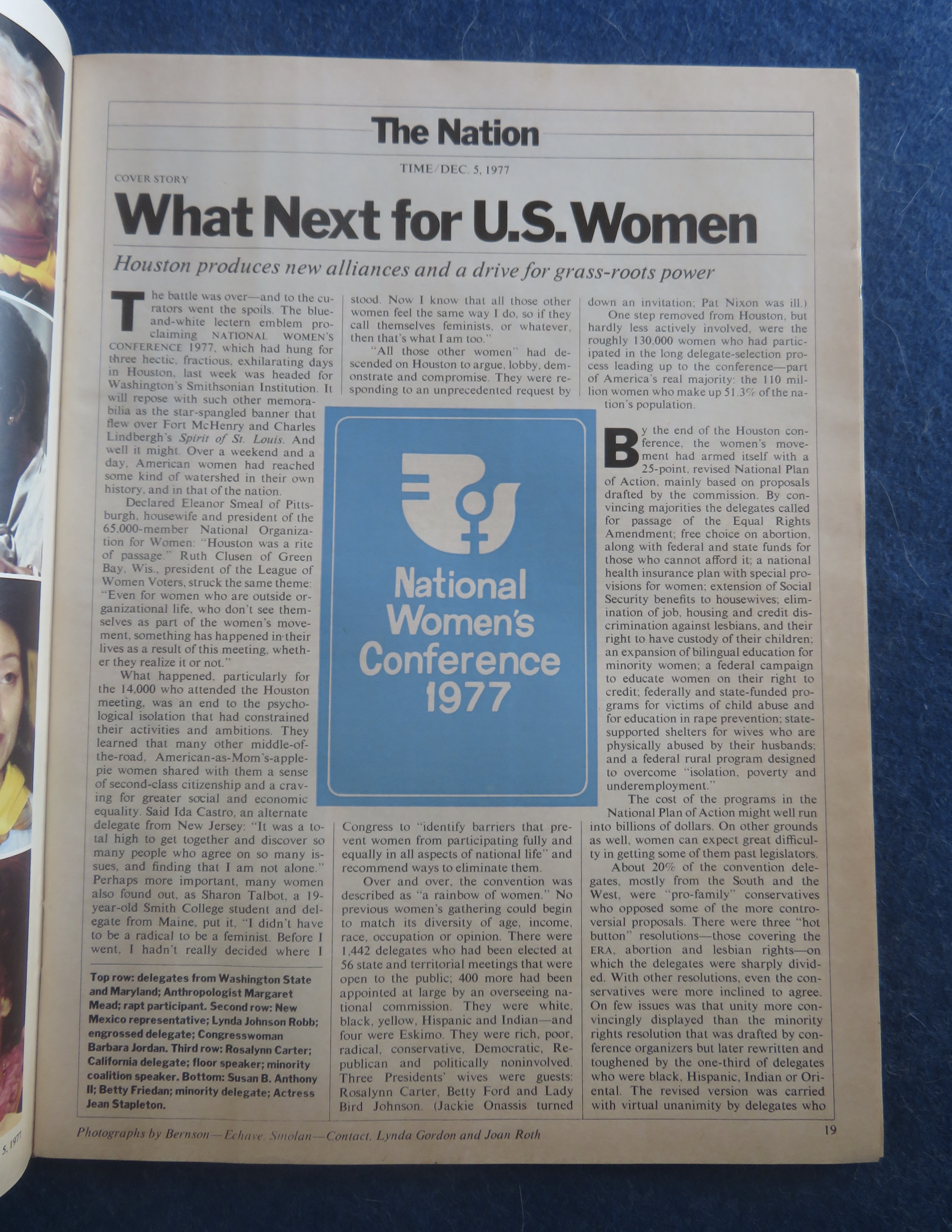 Time Magazine December 5, 1977 What Next For Women